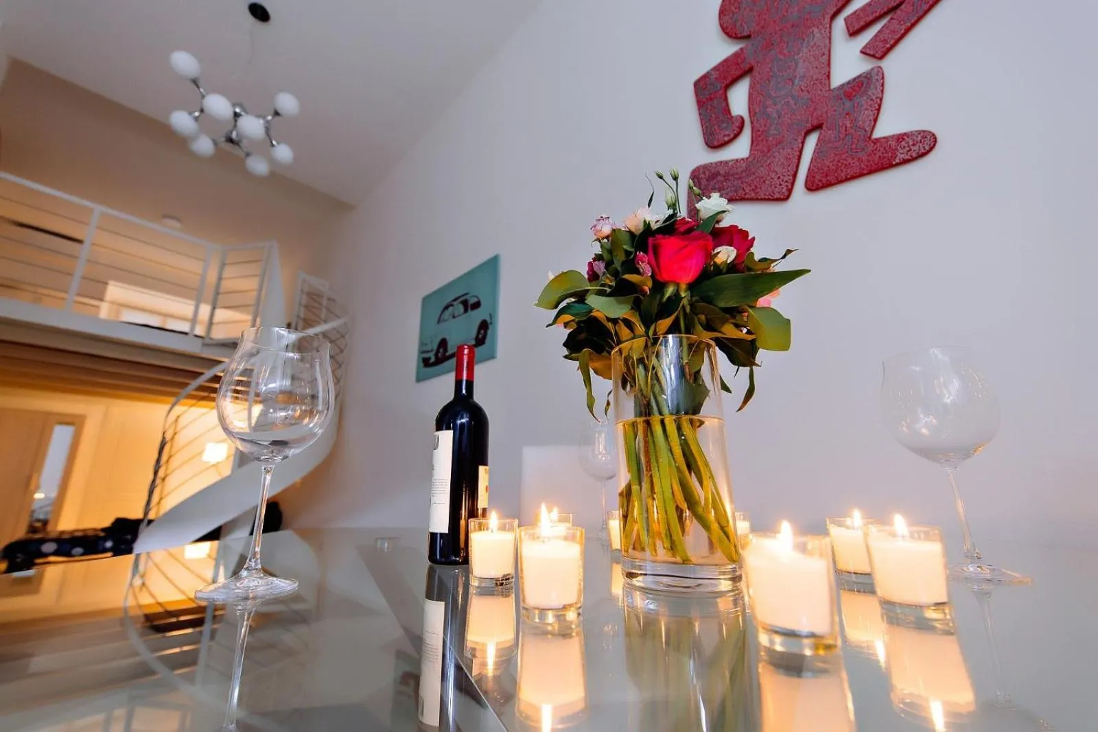 Dining area in Luxury Loft Milano Castello