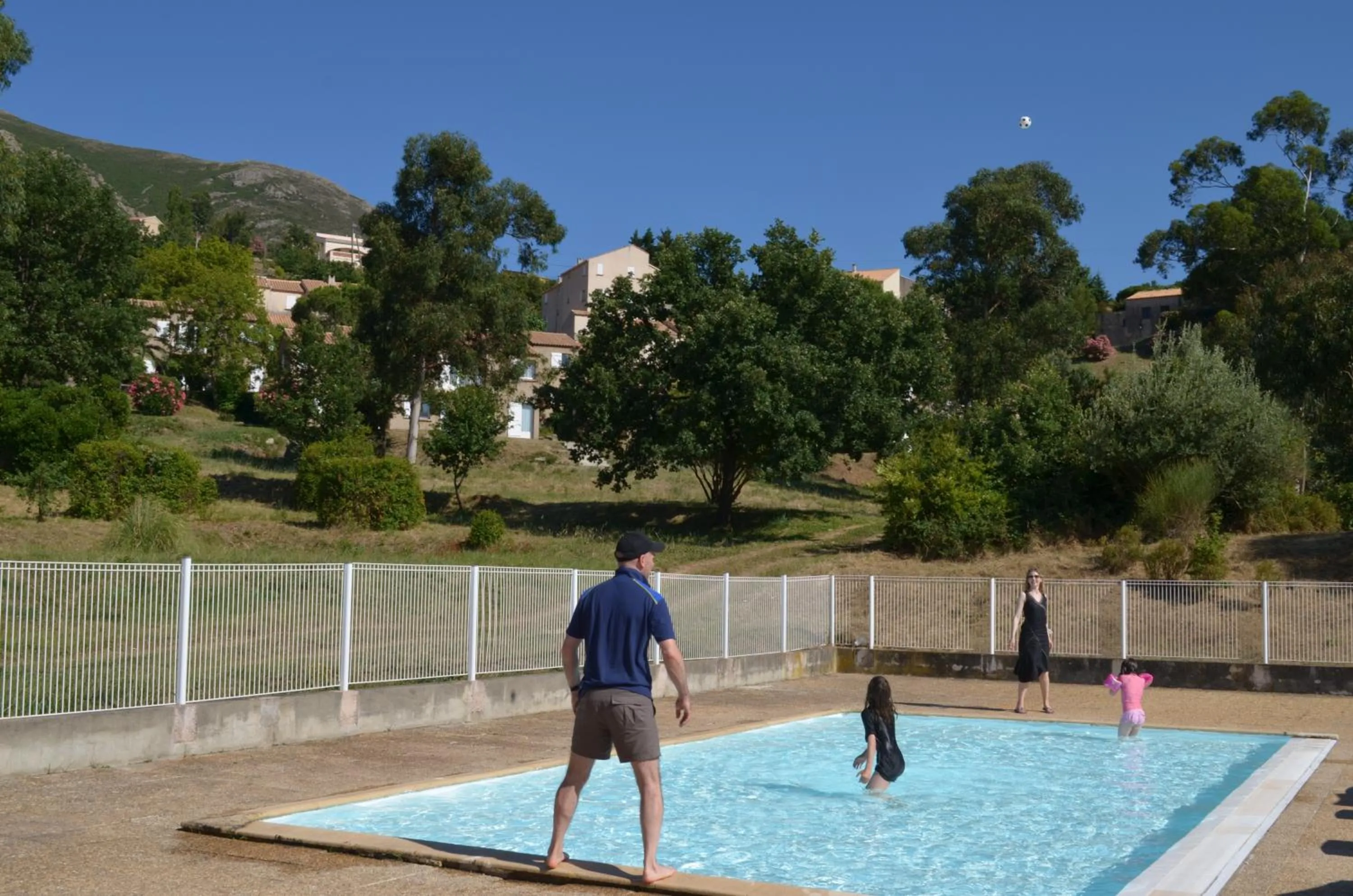 Swimming pool in Résidence U Nebbiu