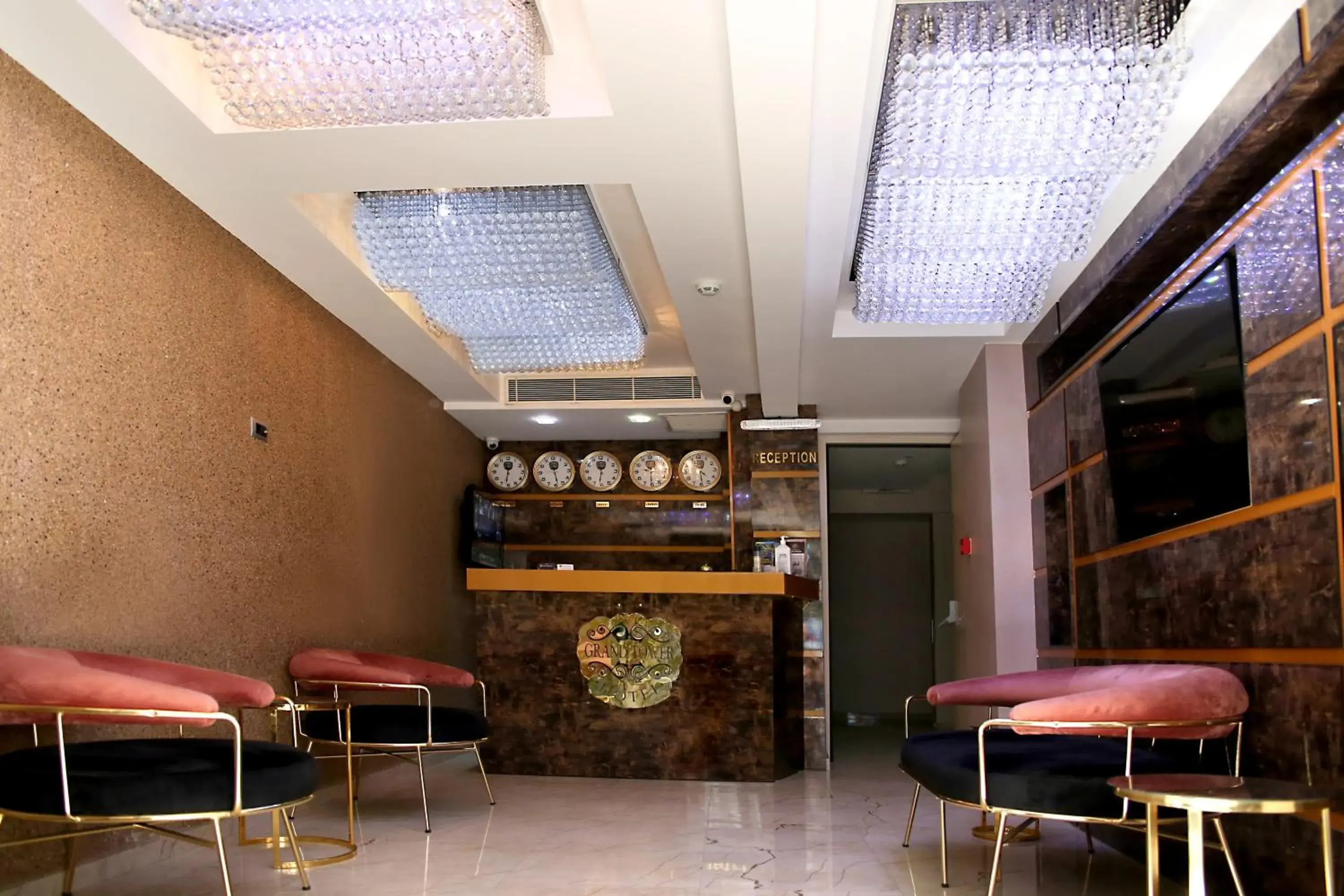 Lobby or reception in The Grand Tower Hotel Lobby or reception in The Grand Tower Hotel