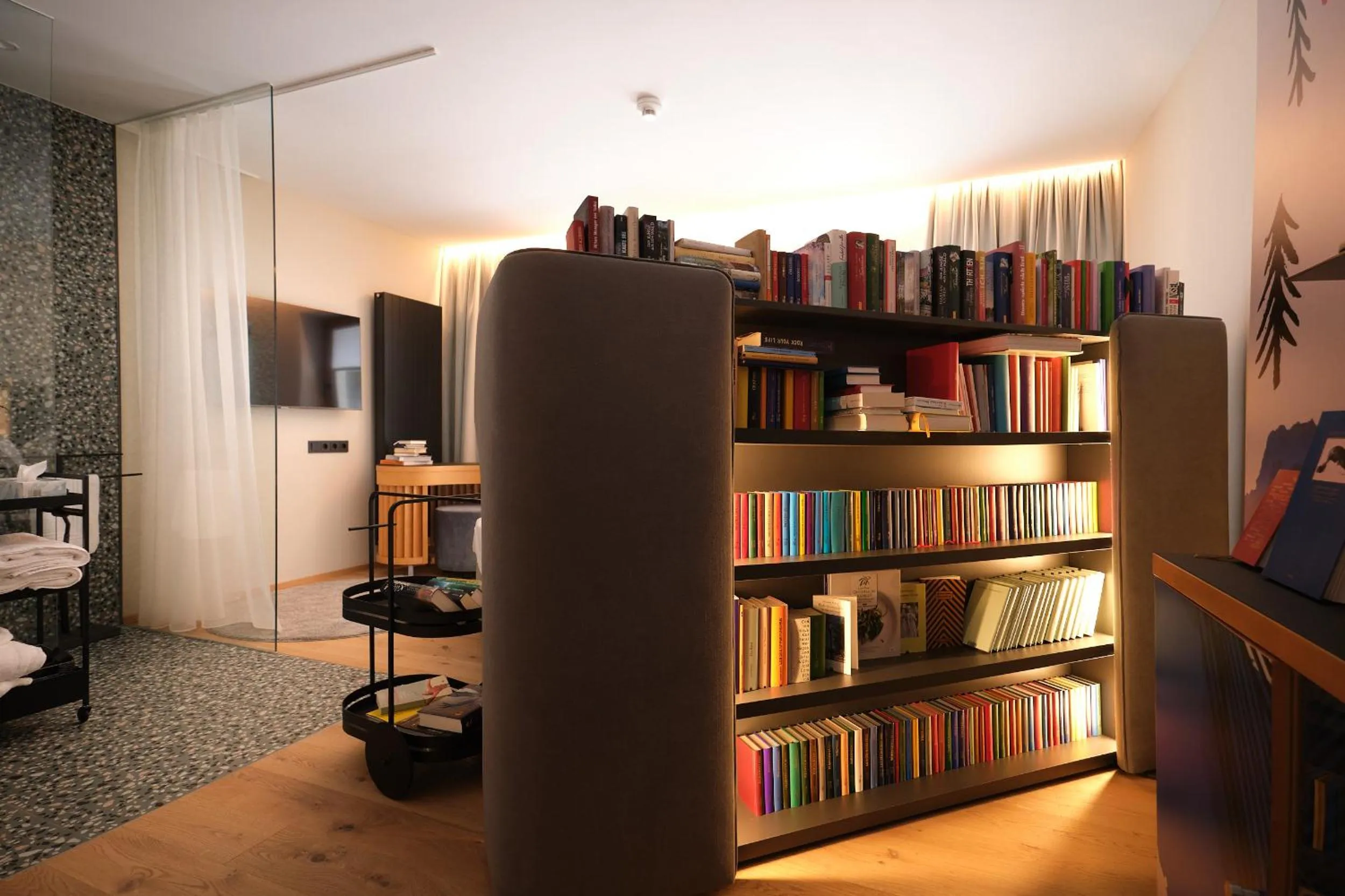 Library in Lesehotel