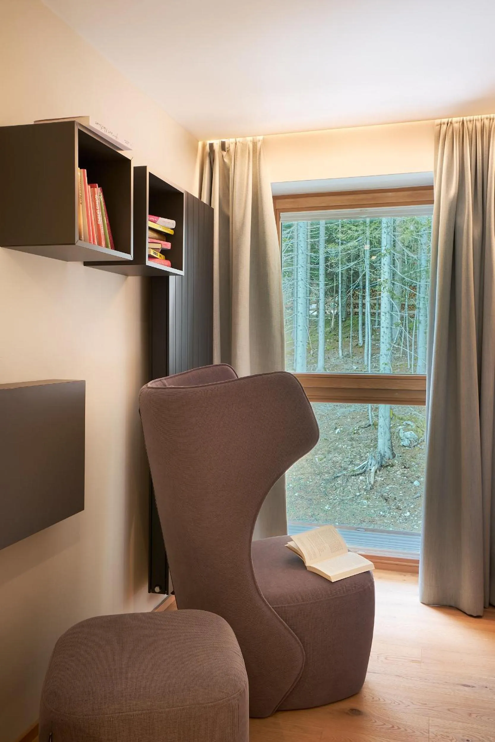 Seating area in Lesehotel