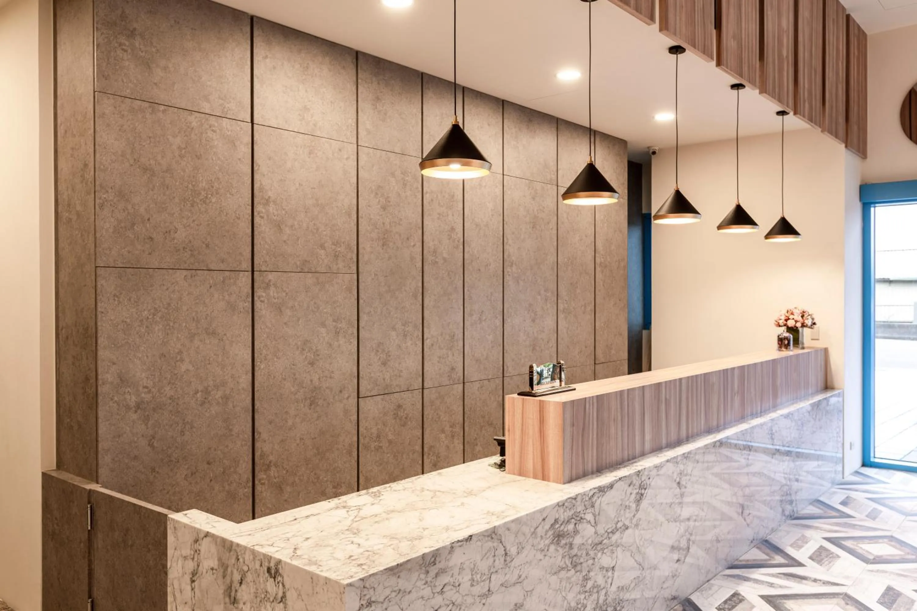 Lobby or reception in San Chiao Hotel