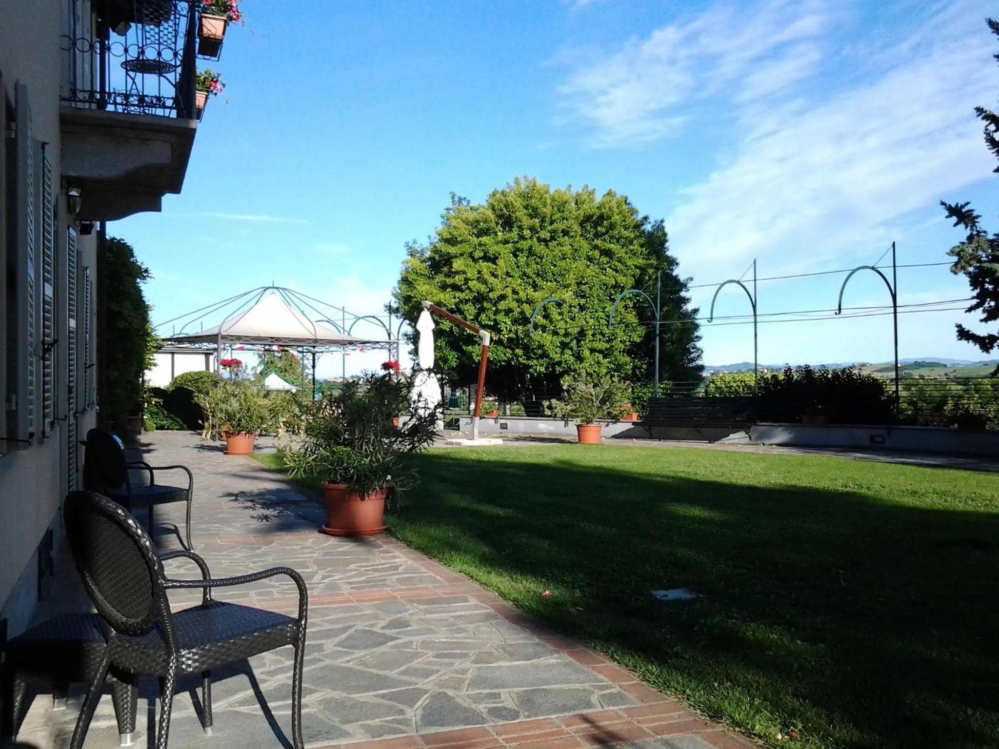 Garden view in Locanda del Boscogrande