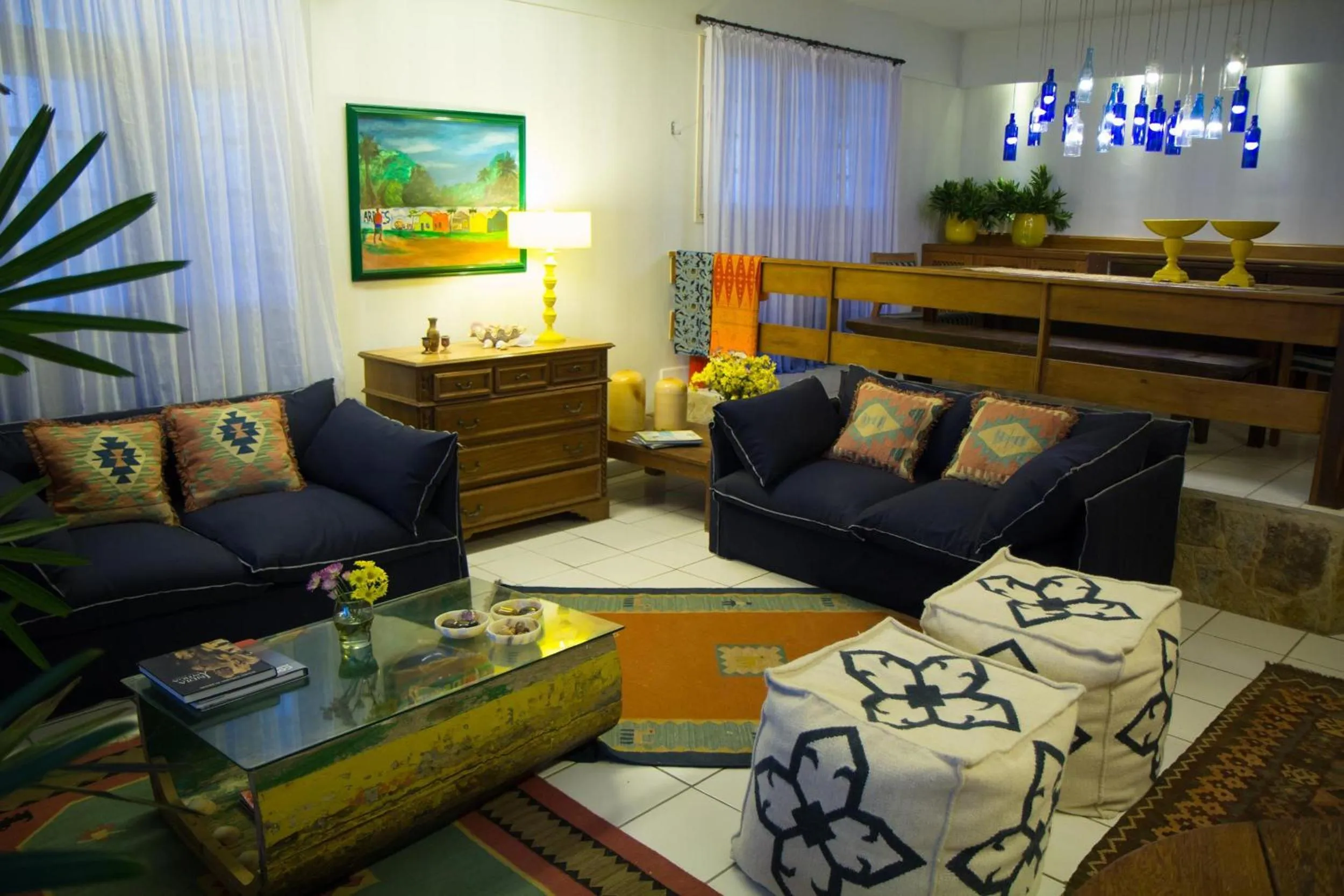 Lobby or reception in Pousada Ecohar Yoga