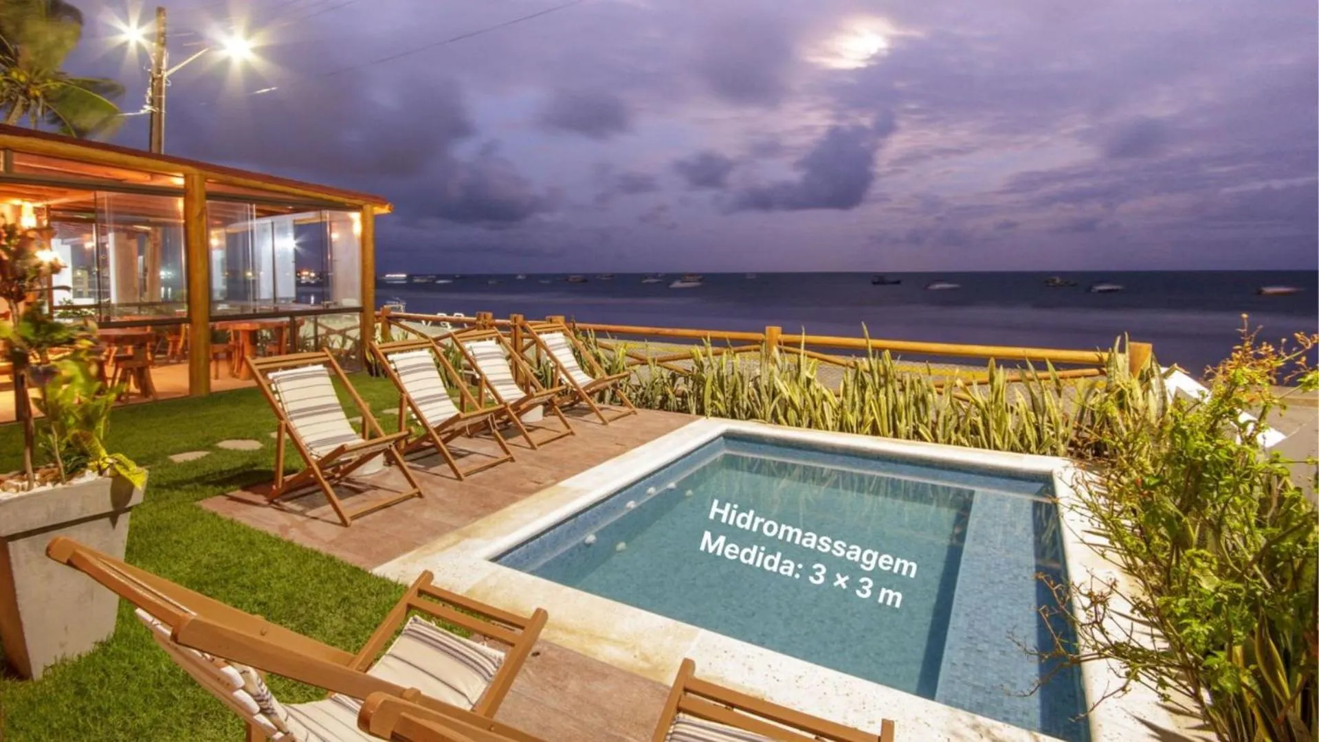 Hot Tub in Pousada Ecohar Yoga