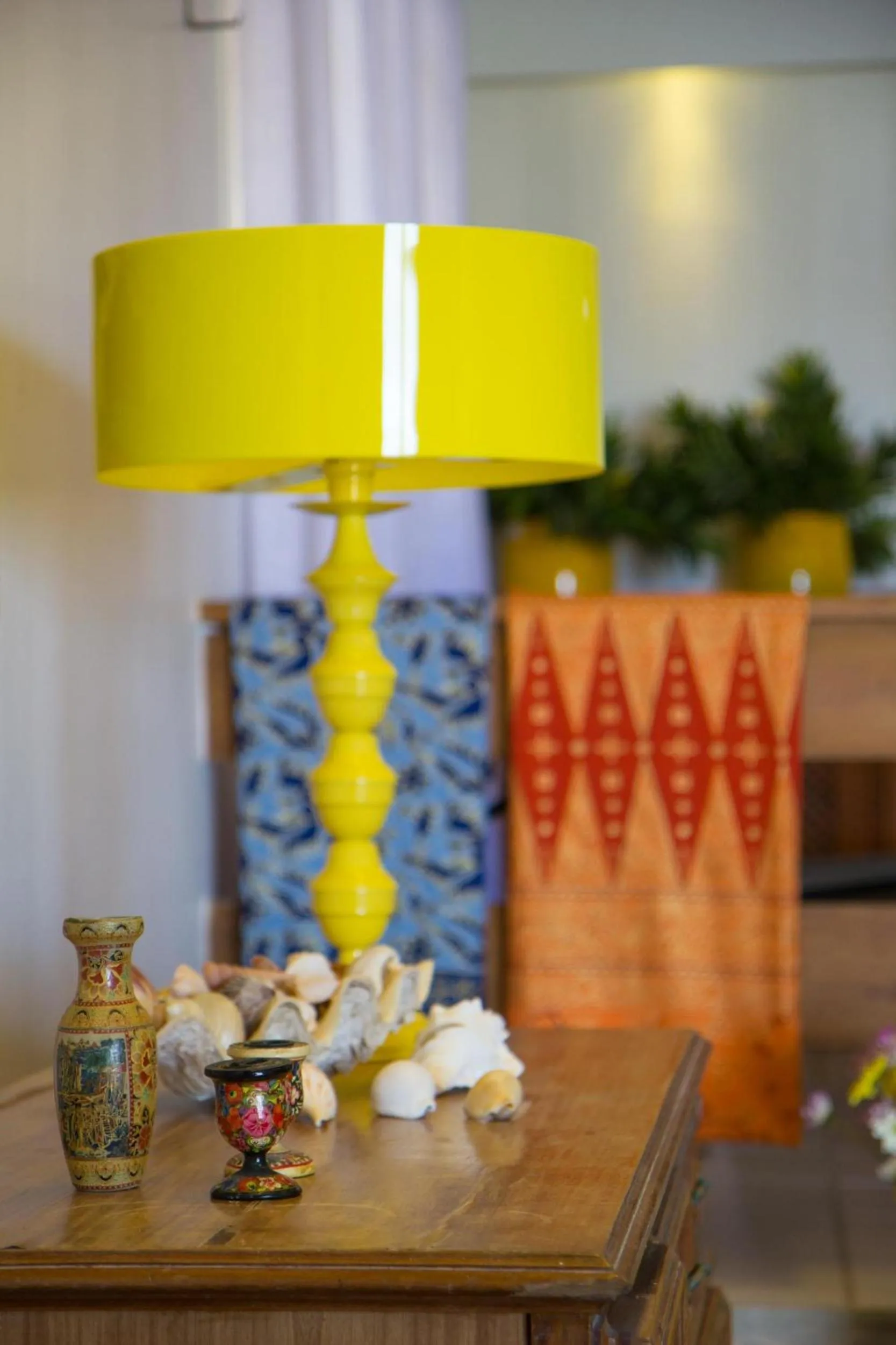 Living room in Pousada Ecohar Yoga