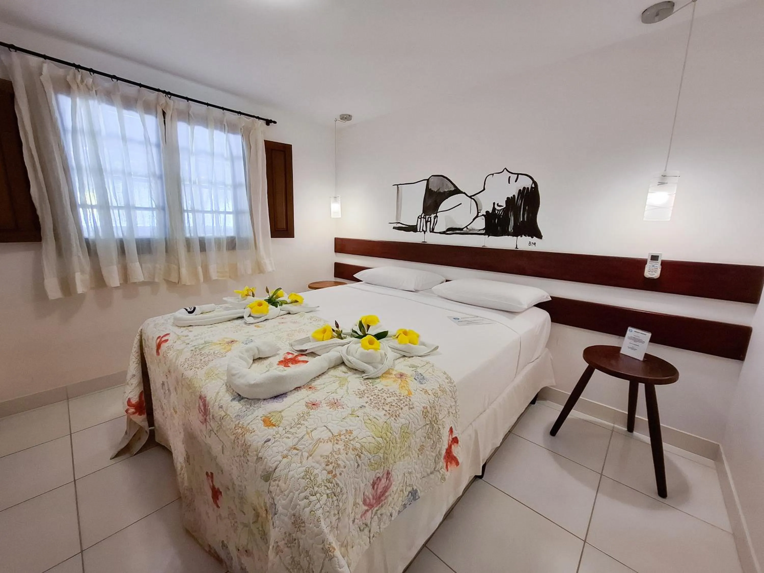 Bedroom, Bed in Pousada Ecohar Yoga