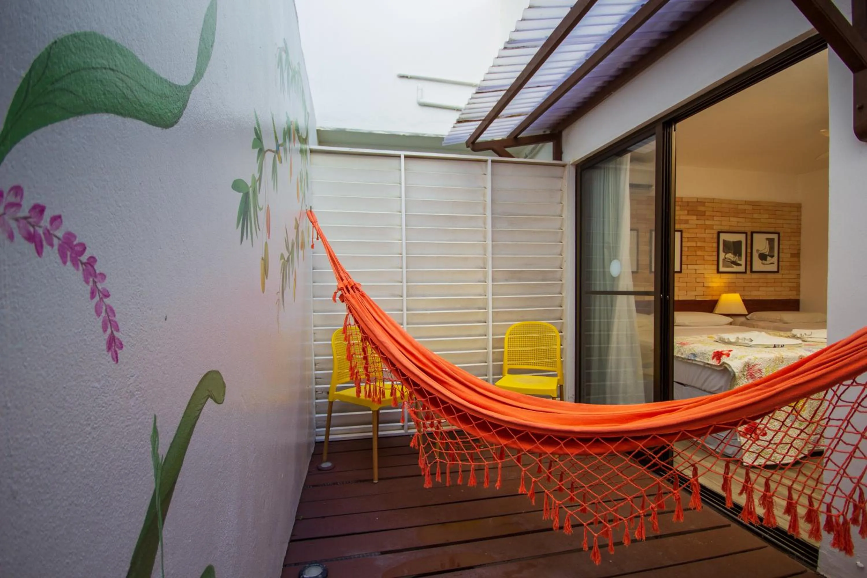 Balcony/Terrace in Pousada Ecohar Yoga