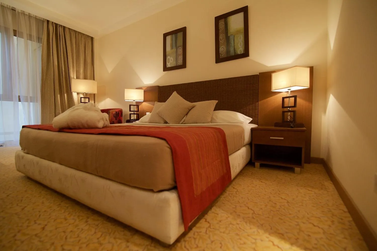 Bed in Hala Hotel & Aqua Park