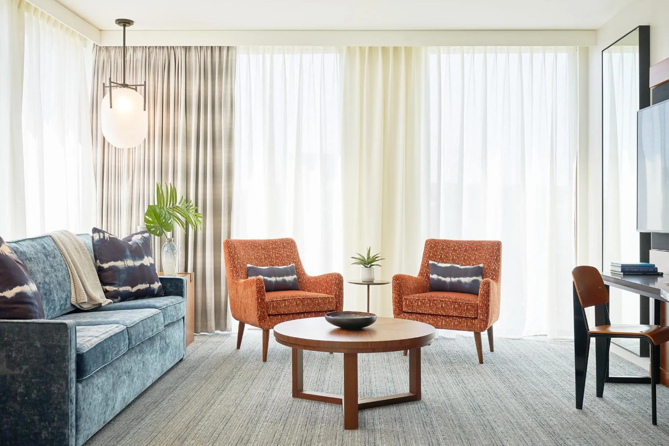 Living room in The Ameswell Hotel