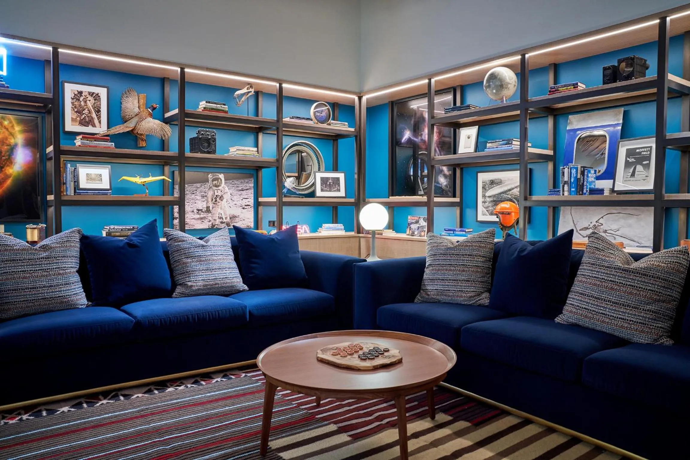 Library in The Ameswell Hotel