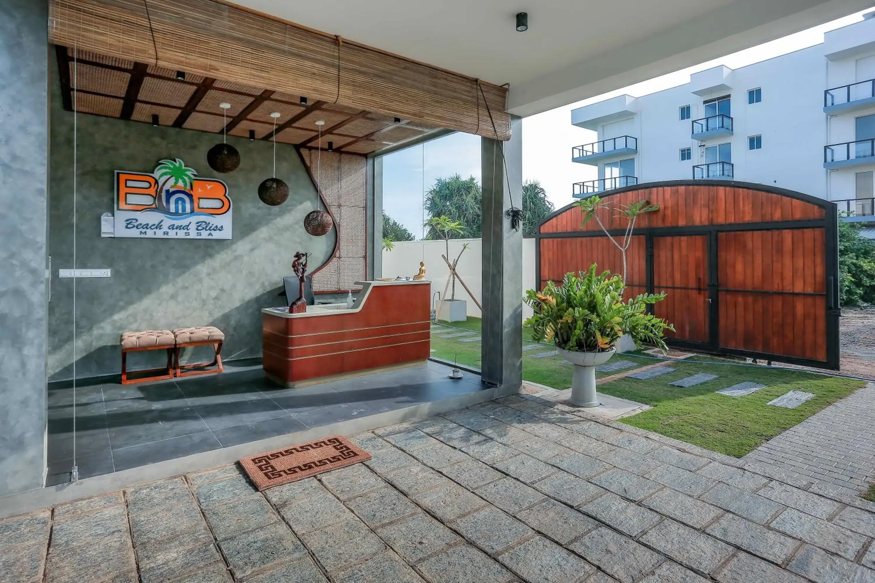 Facade/entrance in Beach & Bliss Mirissa Facade/entrance in Beach & Bliss Mirissa