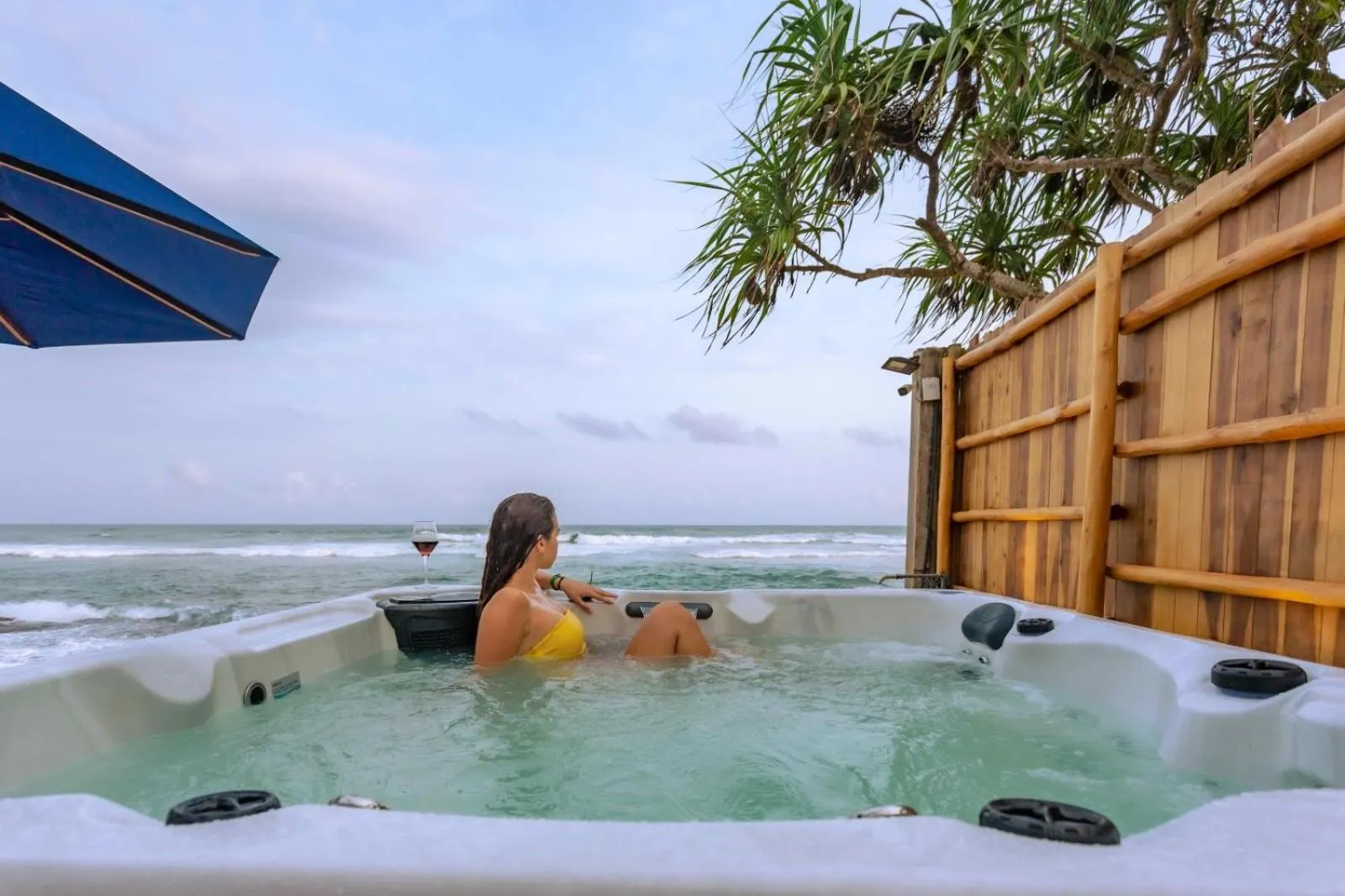 Hot Spring Bath in Beach & Bliss Mirissa