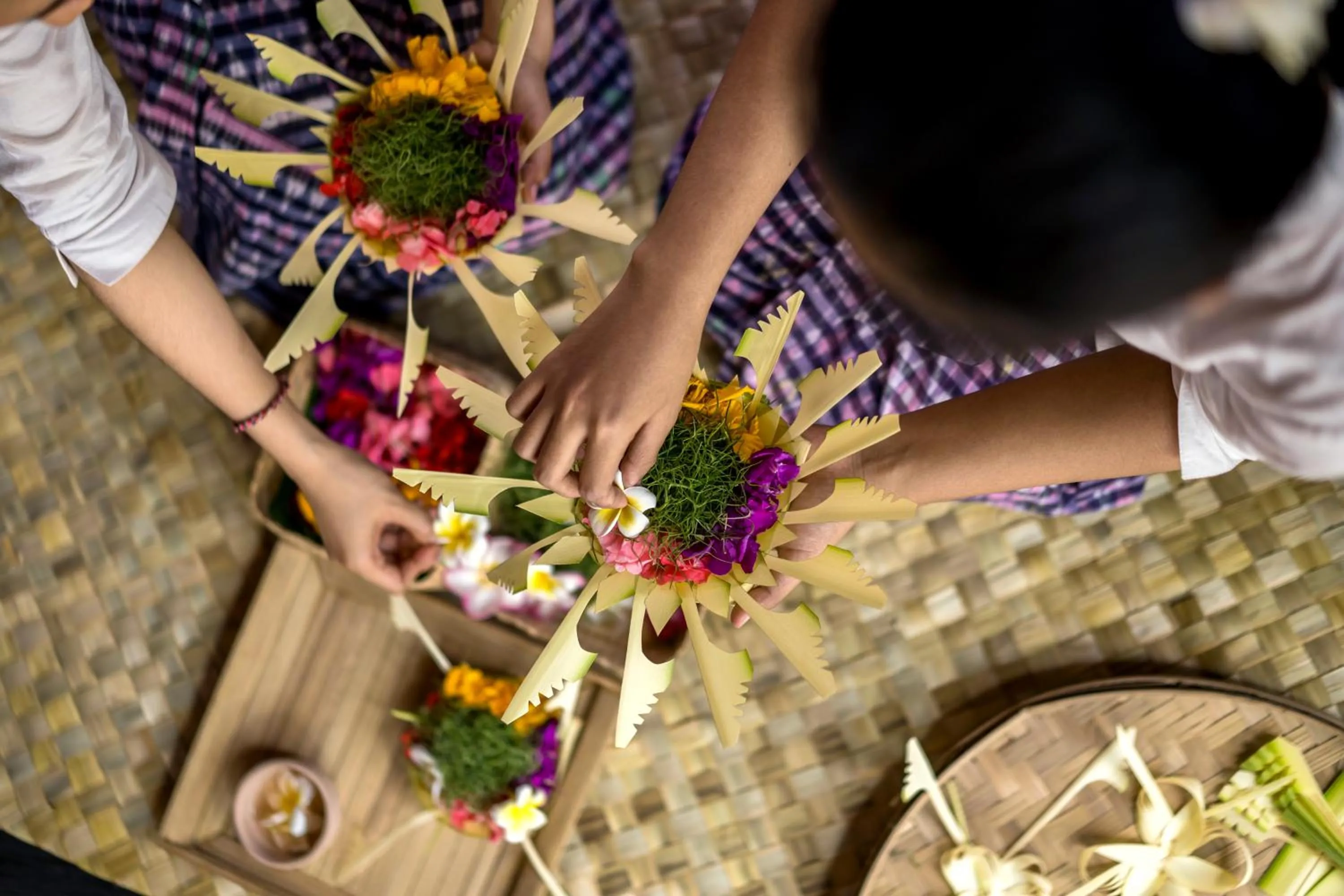 People in Blossom Eco Luxe Villas by Ekosistem