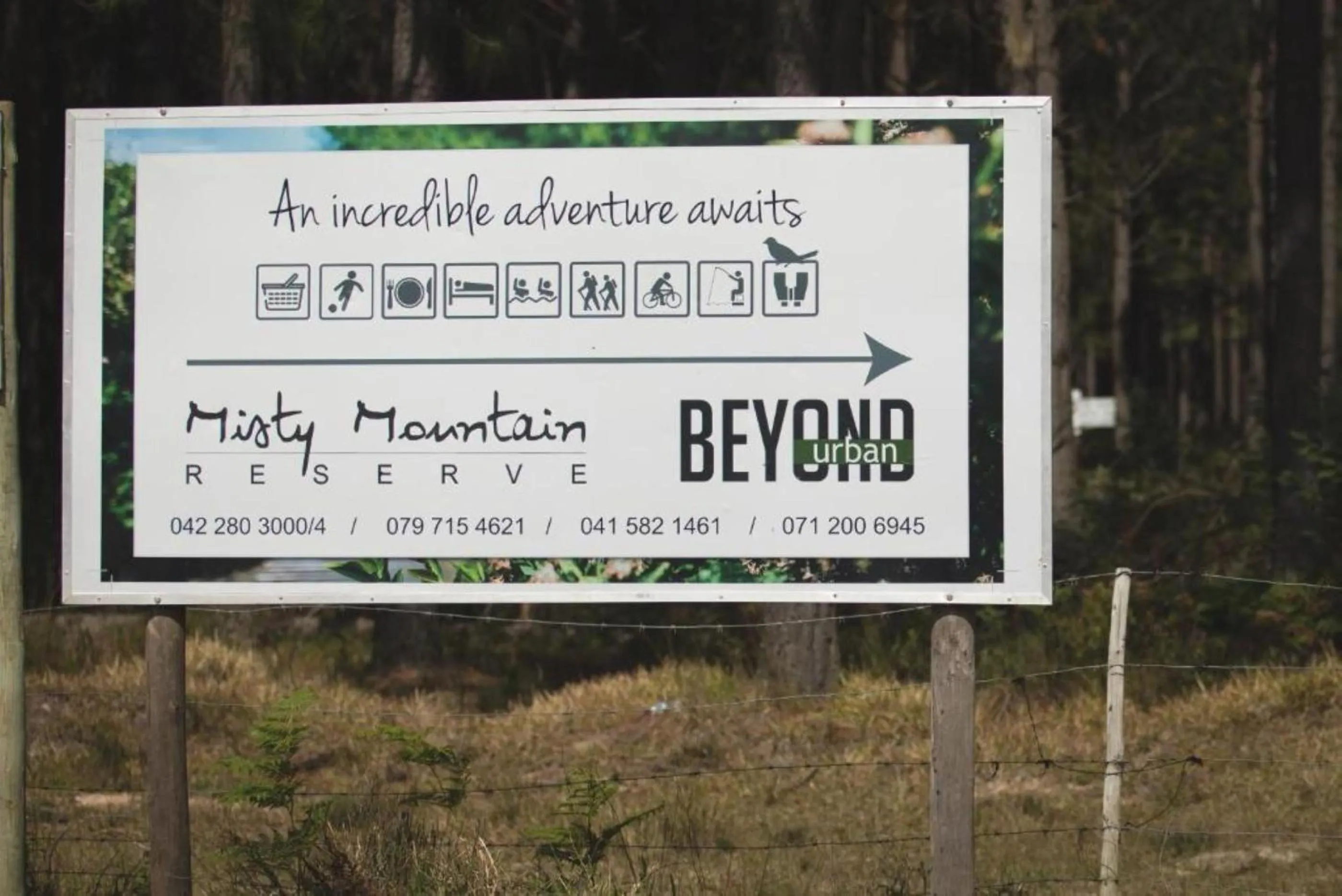 Property logo or sign in Misty Mountain Reserve