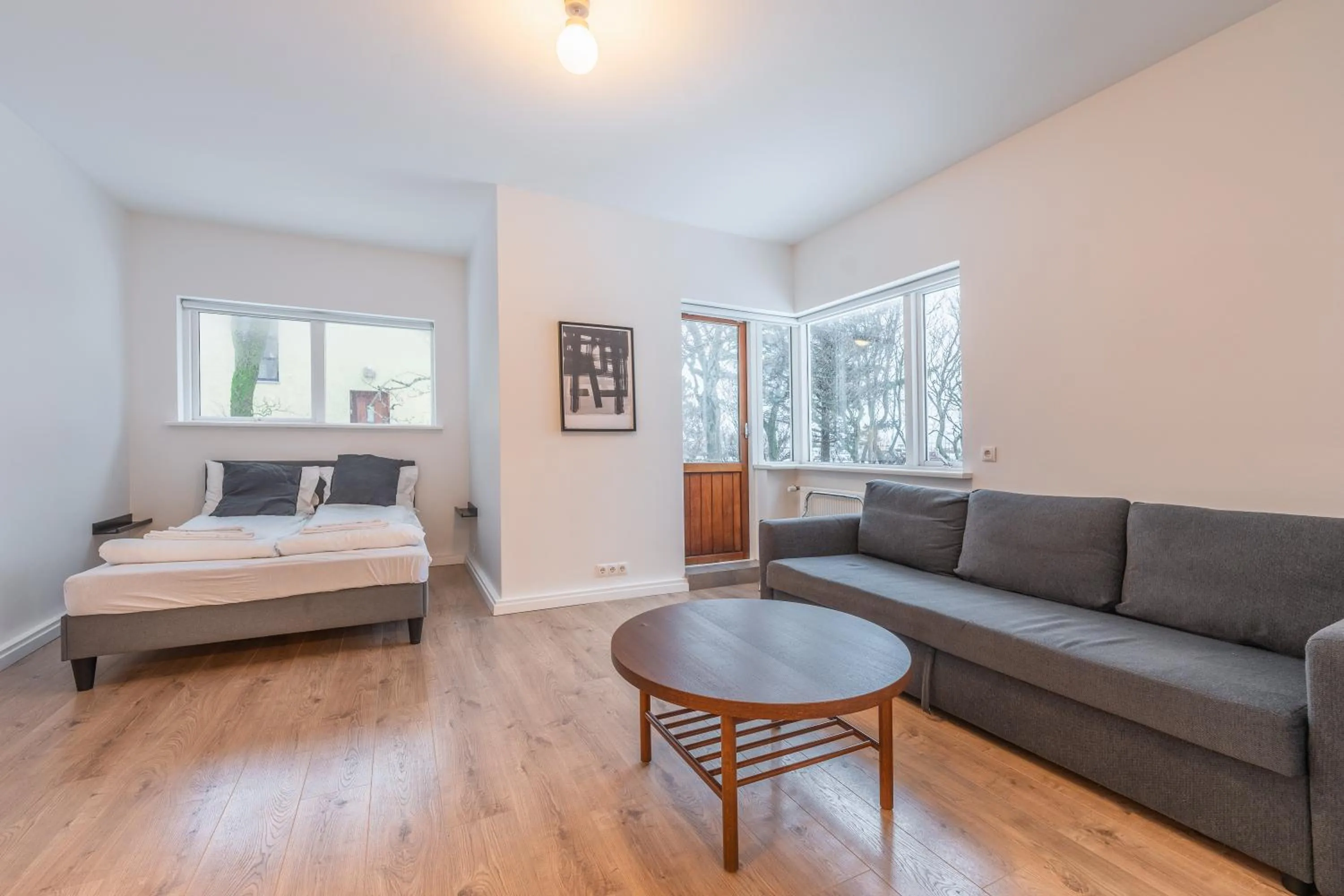 Bed in Day Dream Soleyjargata Rooms & Apartments