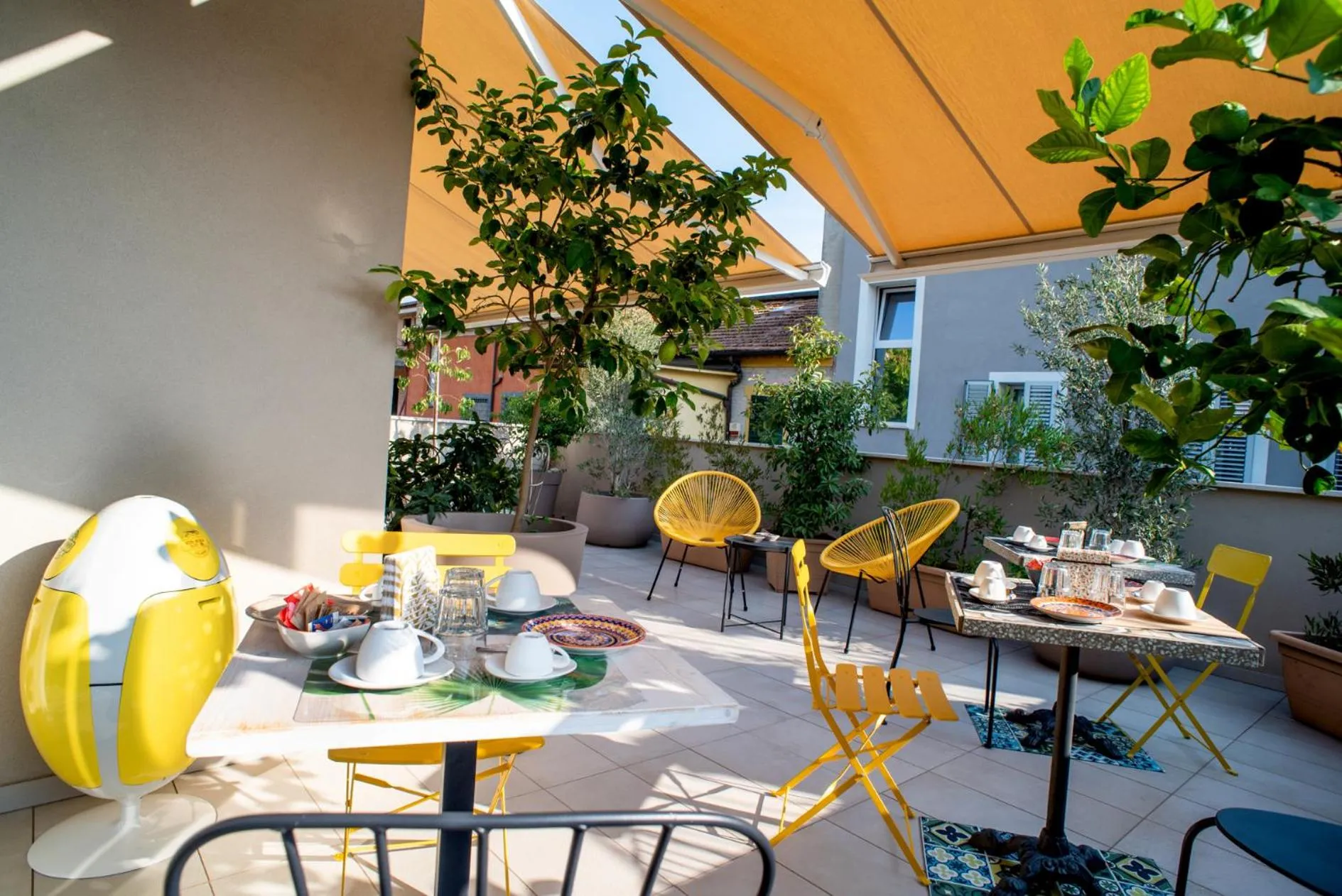 Balcony/Terrace in B&B Fontanella 32