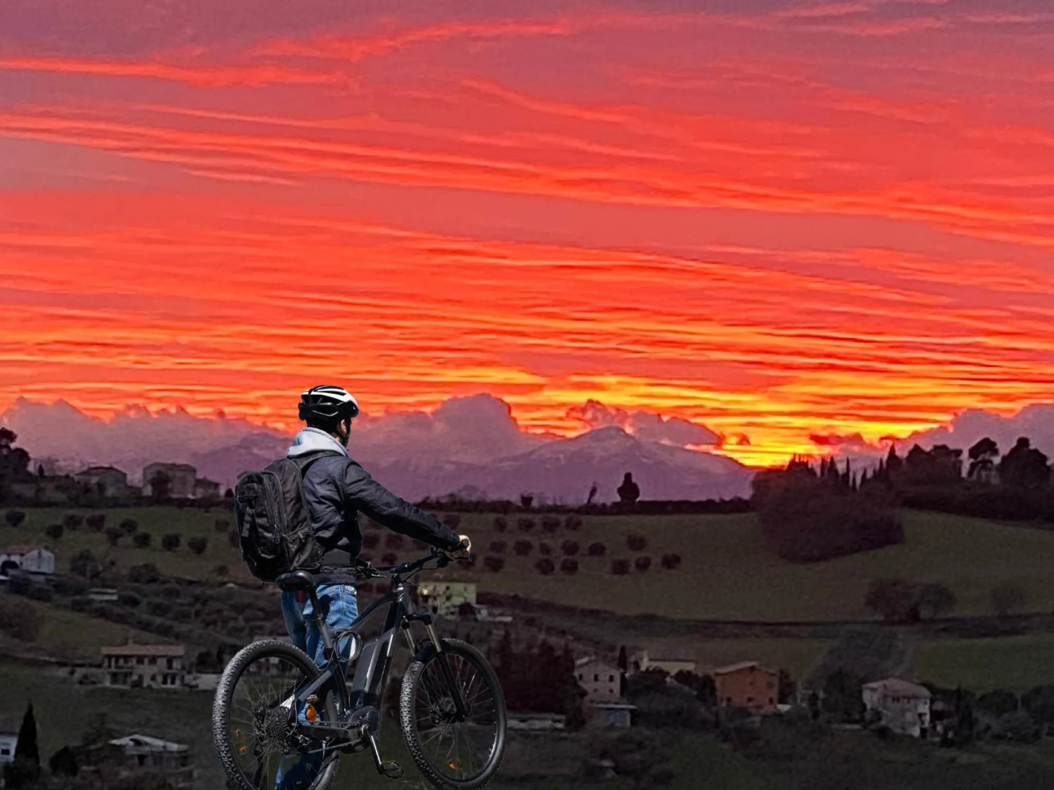 Cycling in B&B Fontanella 32