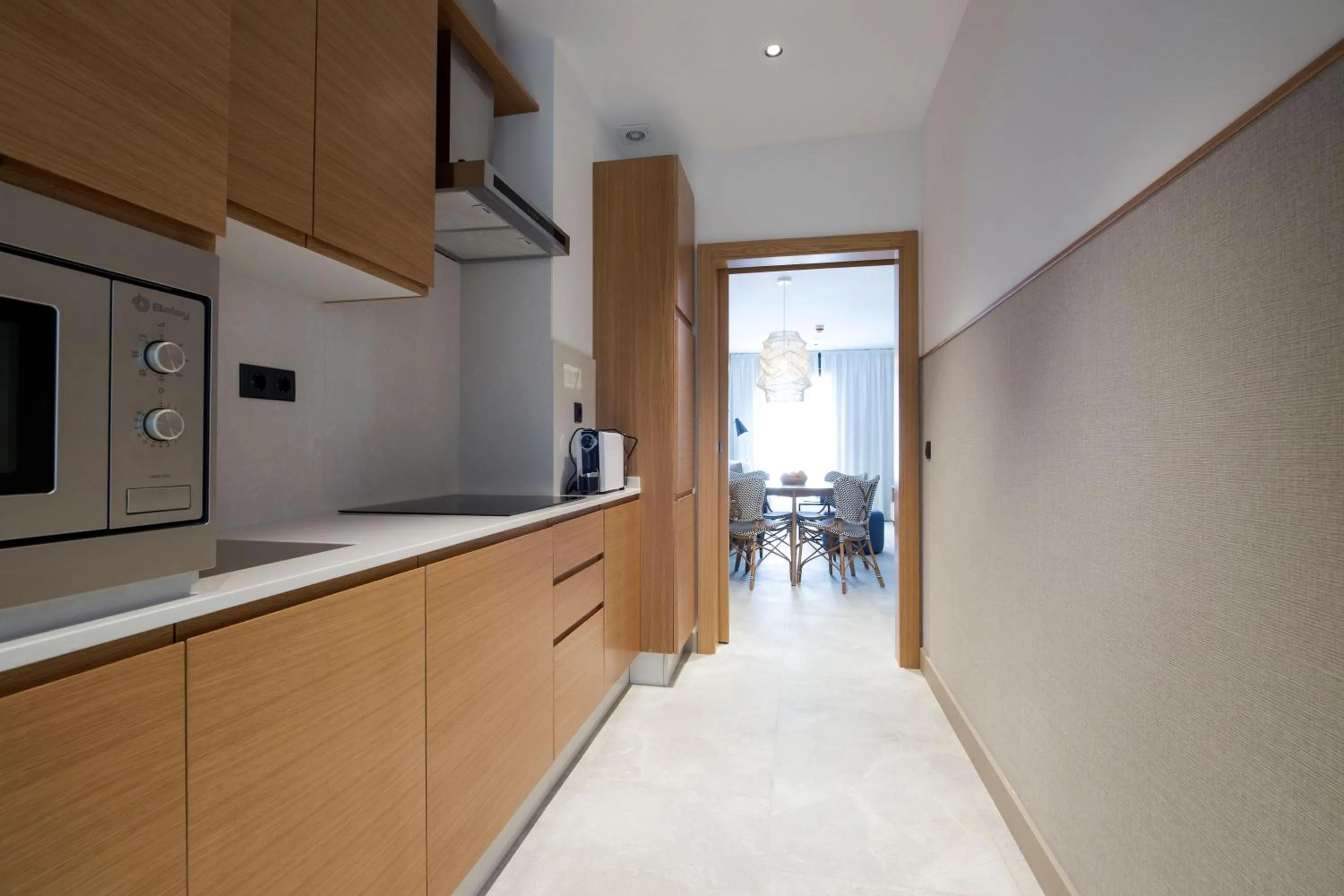 Kitchen or kitchenette in Goodnight Cádiz Apartments