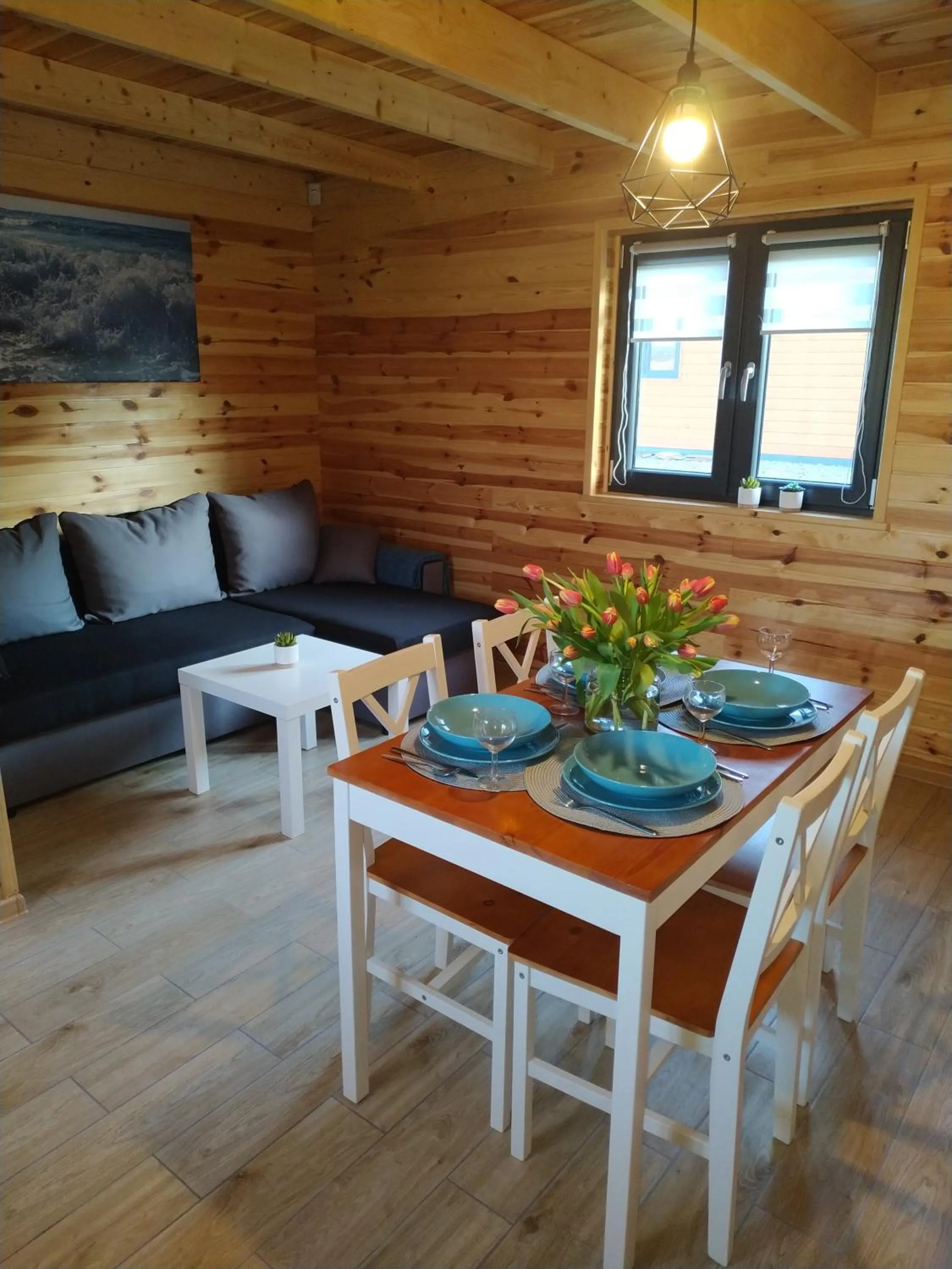 Seating area in Domki Arkadia Mielno