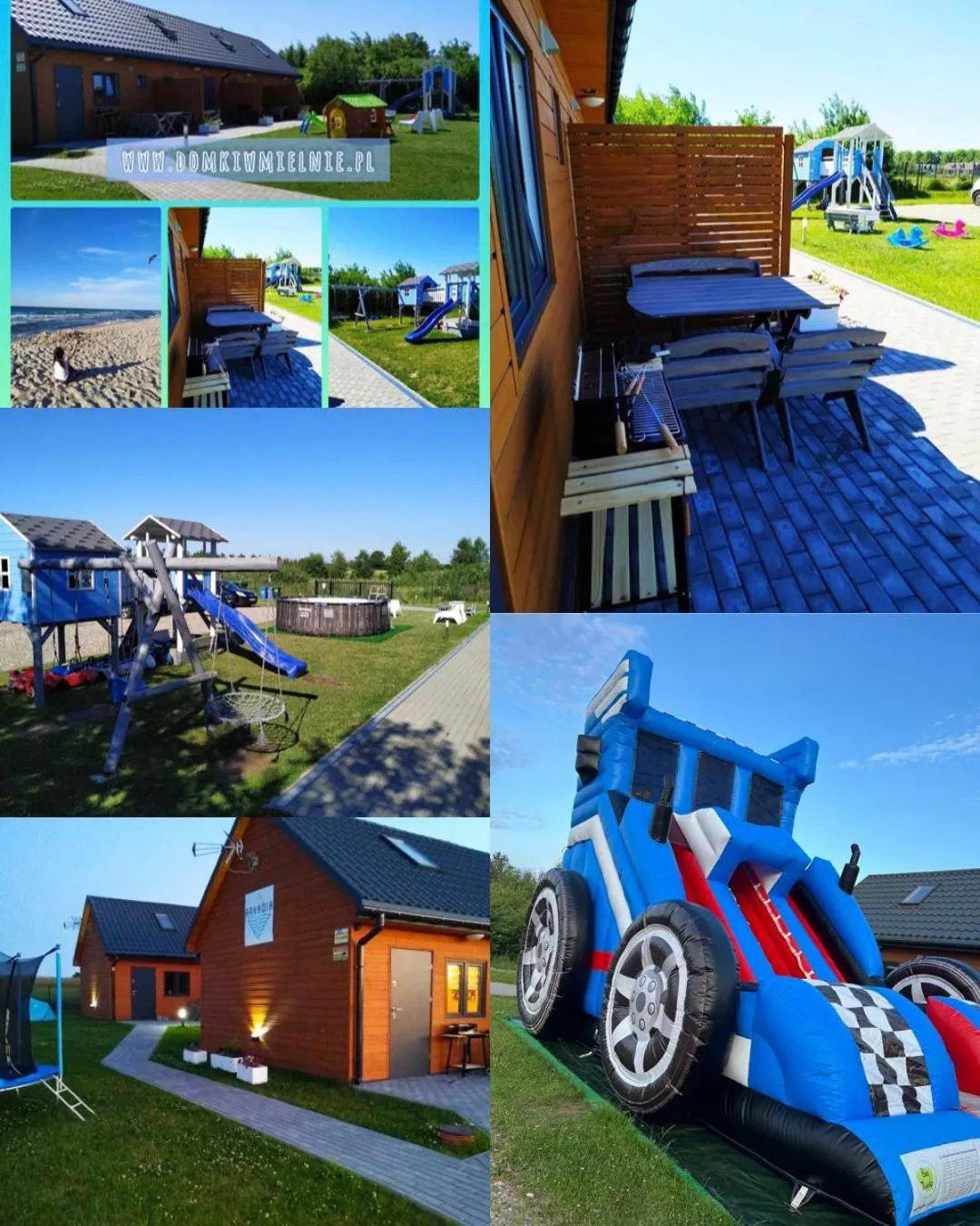 Children play ground in Domki Arkadia Mielno