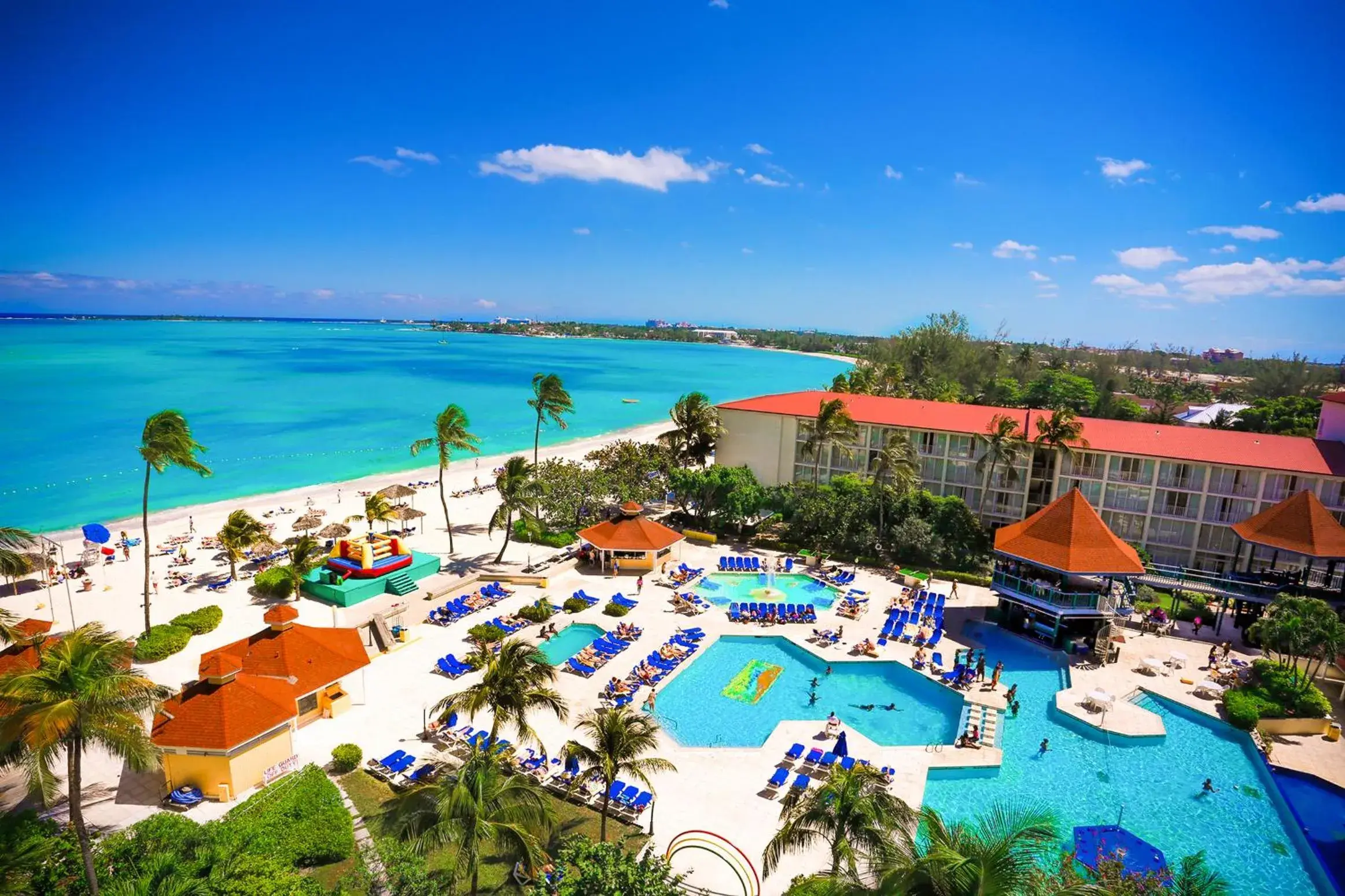Bird's eye view in Breezes Resort & Spa All Inclusive, Bahamas Bird's eye view in Breezes Resort & Spa All Inclusive, Bahamas