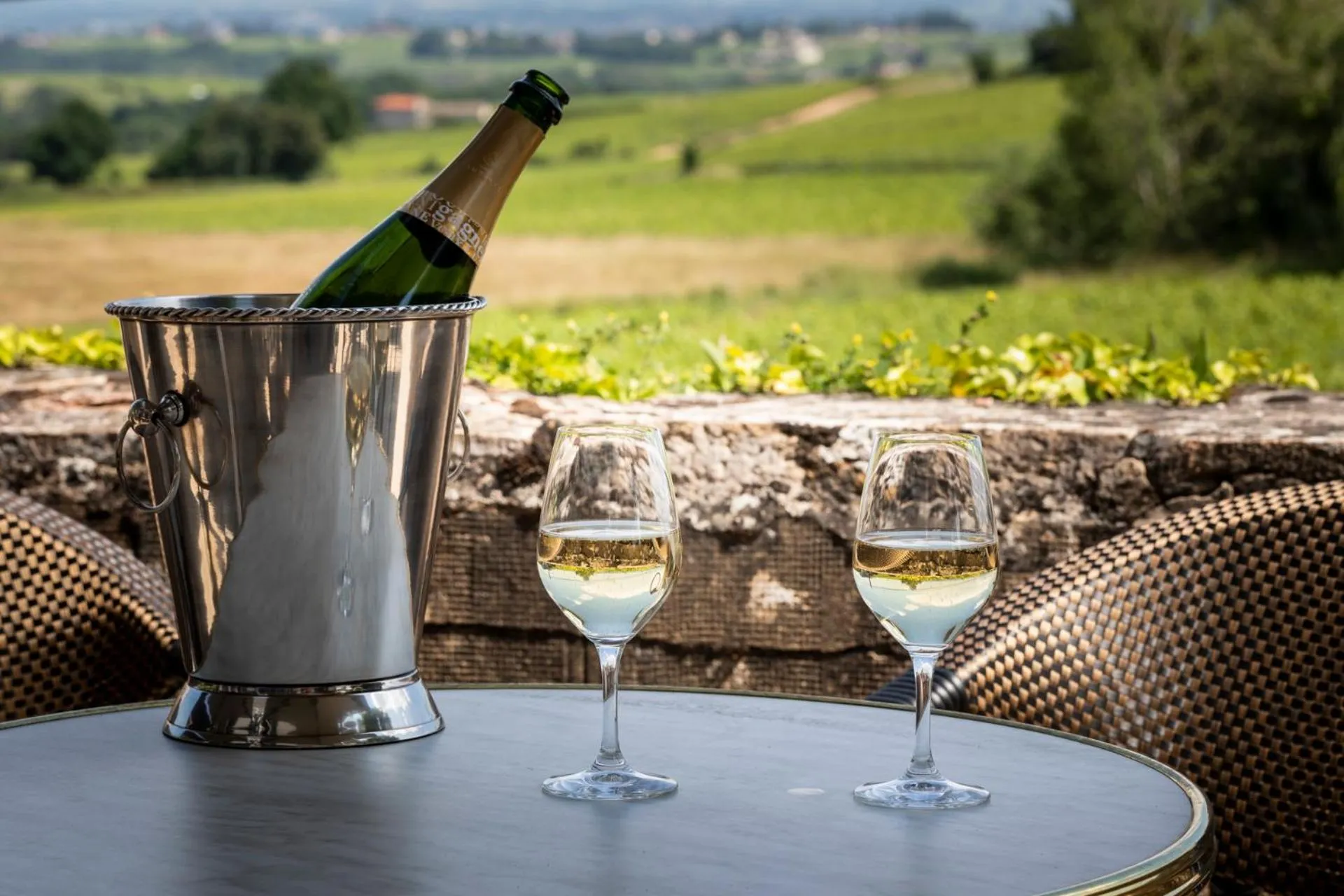 Patio in Hôtel Villa Alexandre