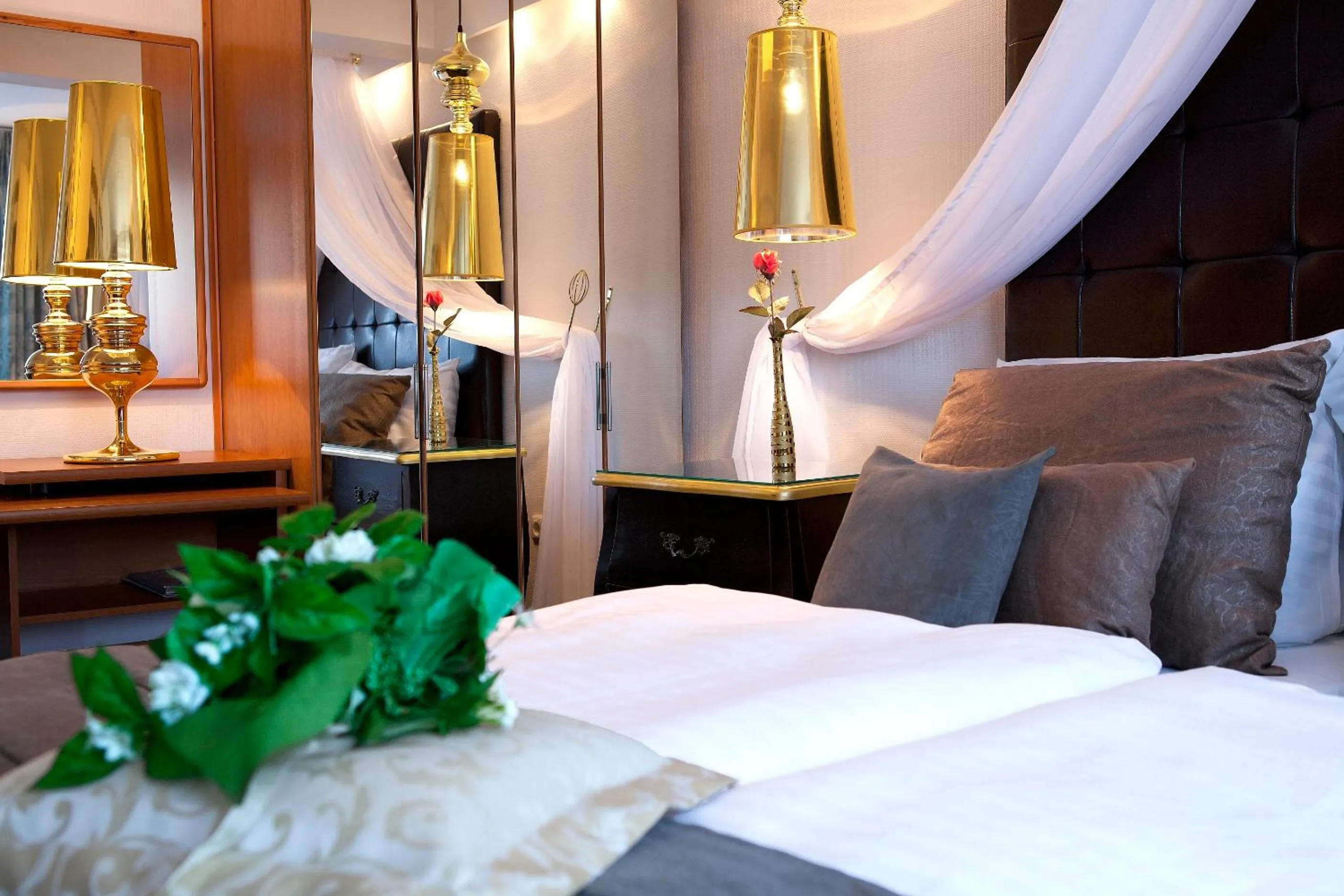 Bed in Boulevard Hotel Hamburg