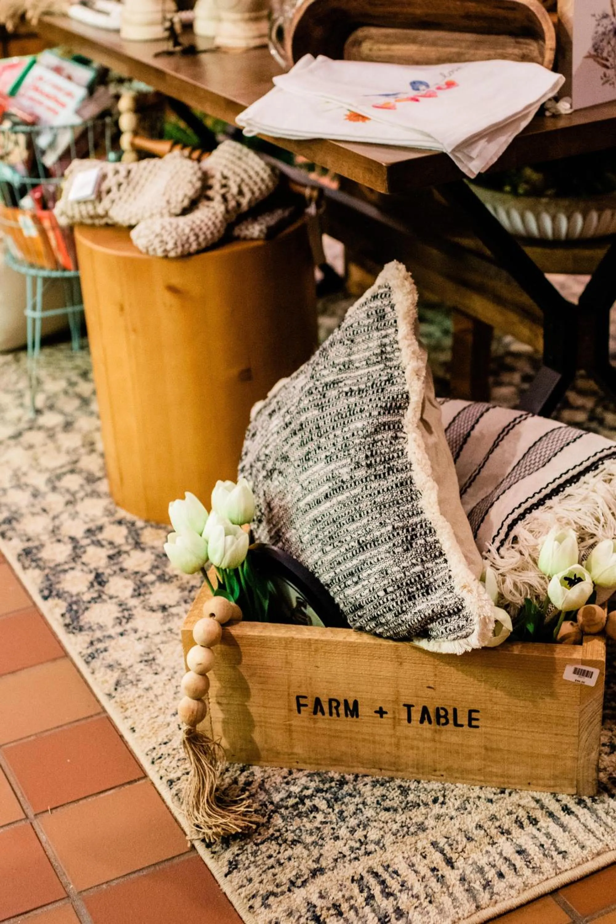 Decorative detail in Sylvan Valley Lodge and Cellars