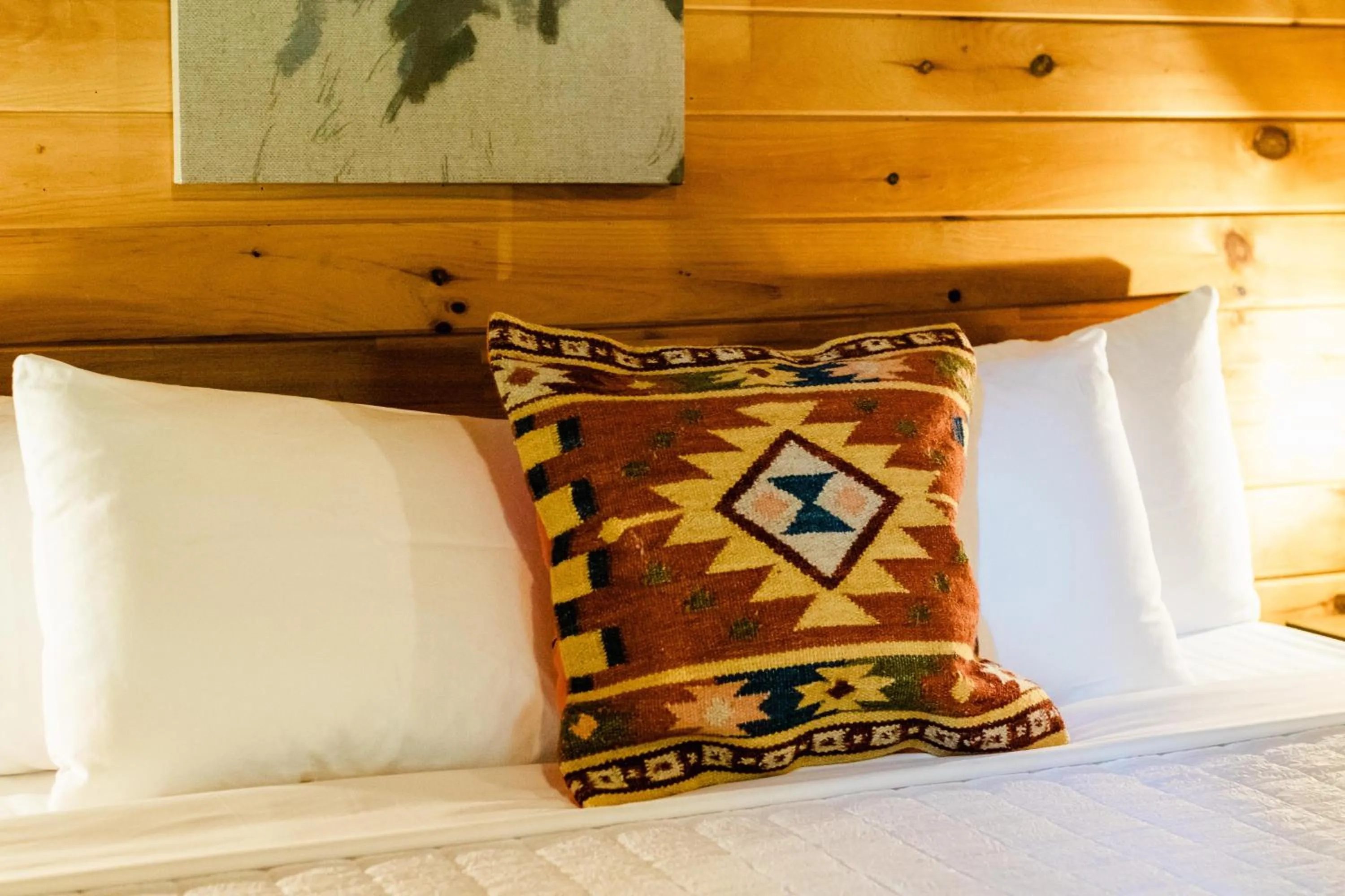 Bed in Sylvan Valley Lodge and Cellars