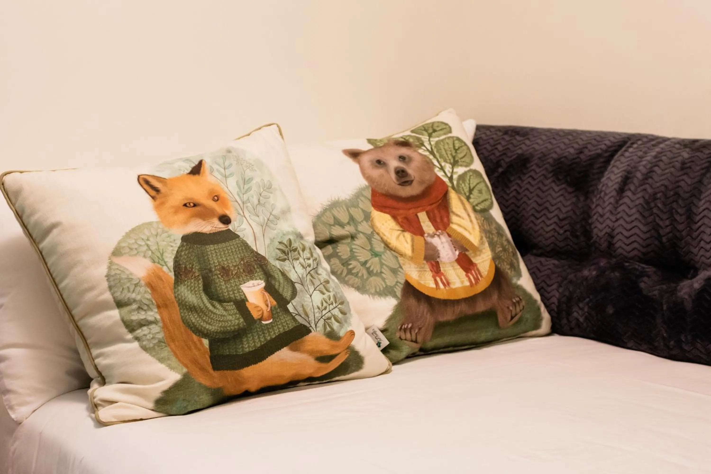 Bed in Sylvan Valley Lodge and Cellars