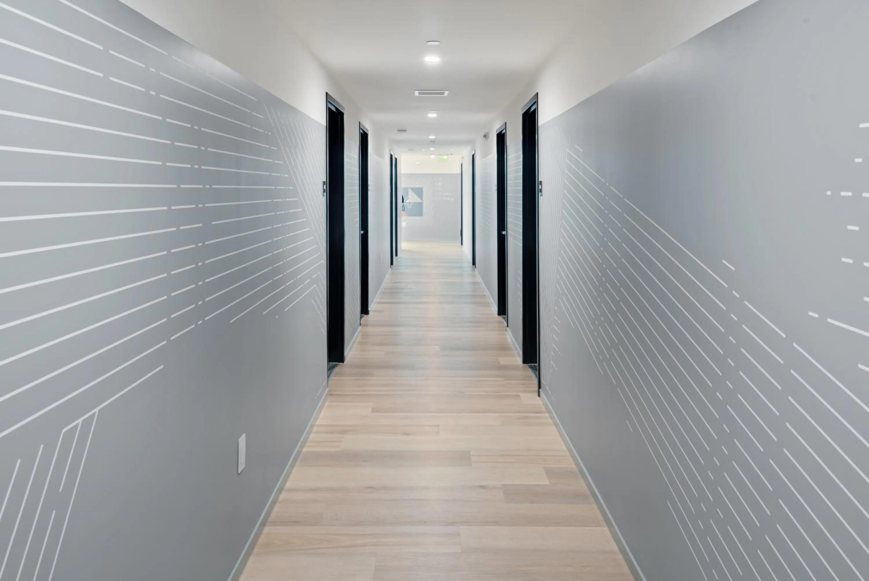 Decorative detail in The Metric - Los Angeles Downtown