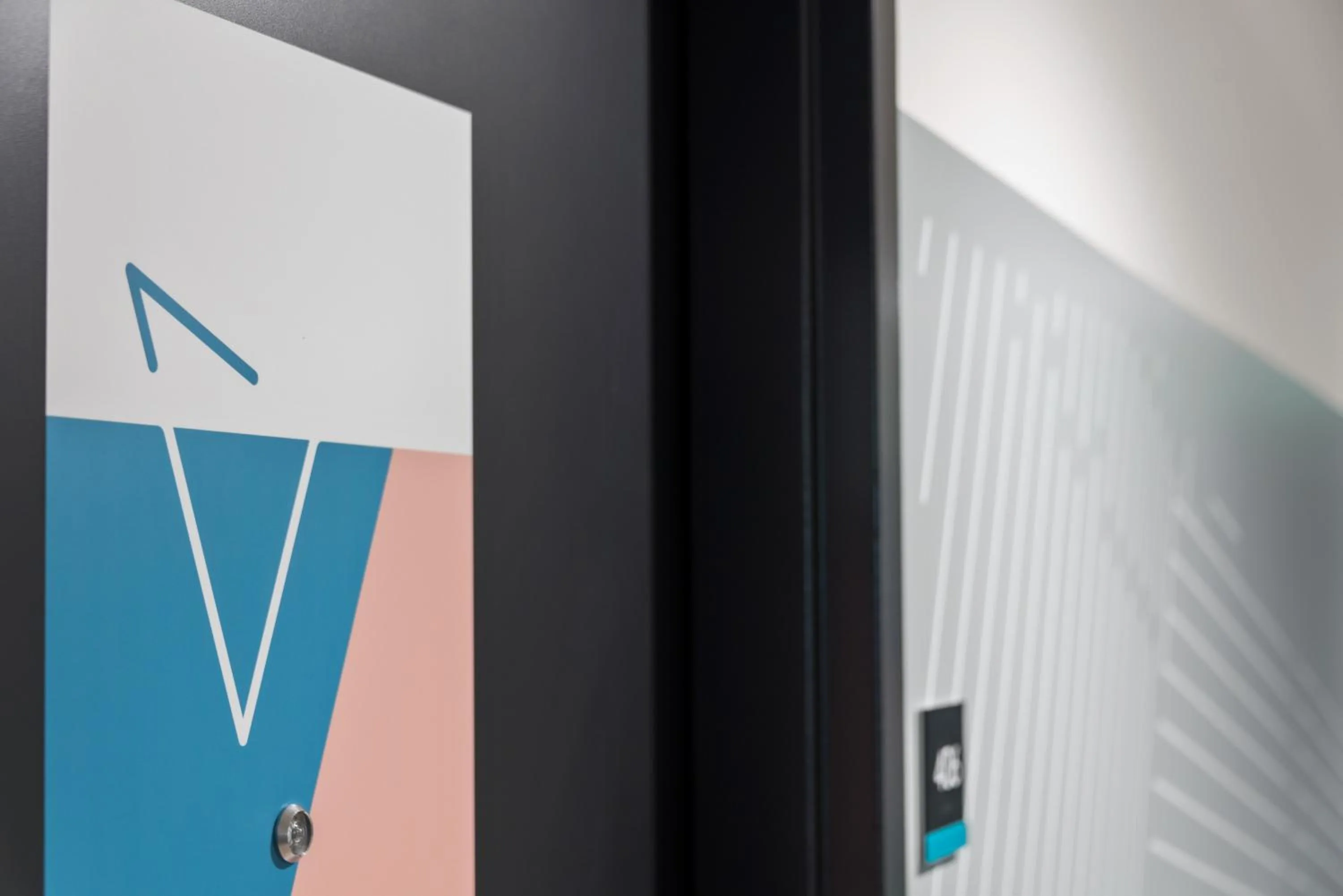 Decorative detail in The Metric - Los Angeles Downtown