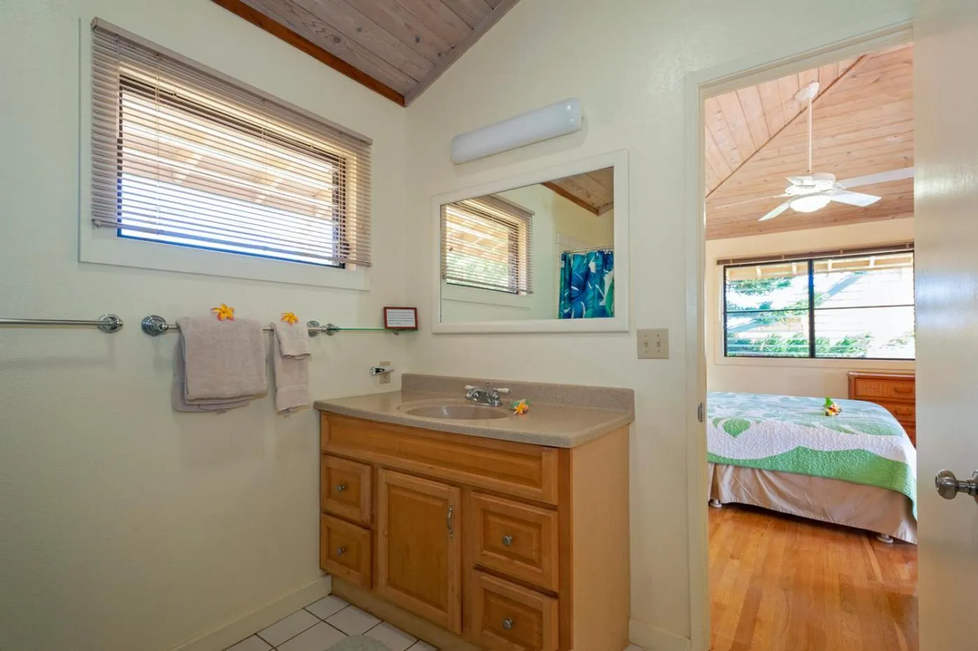 Bed in Poipu Plantation Vacation Rentals