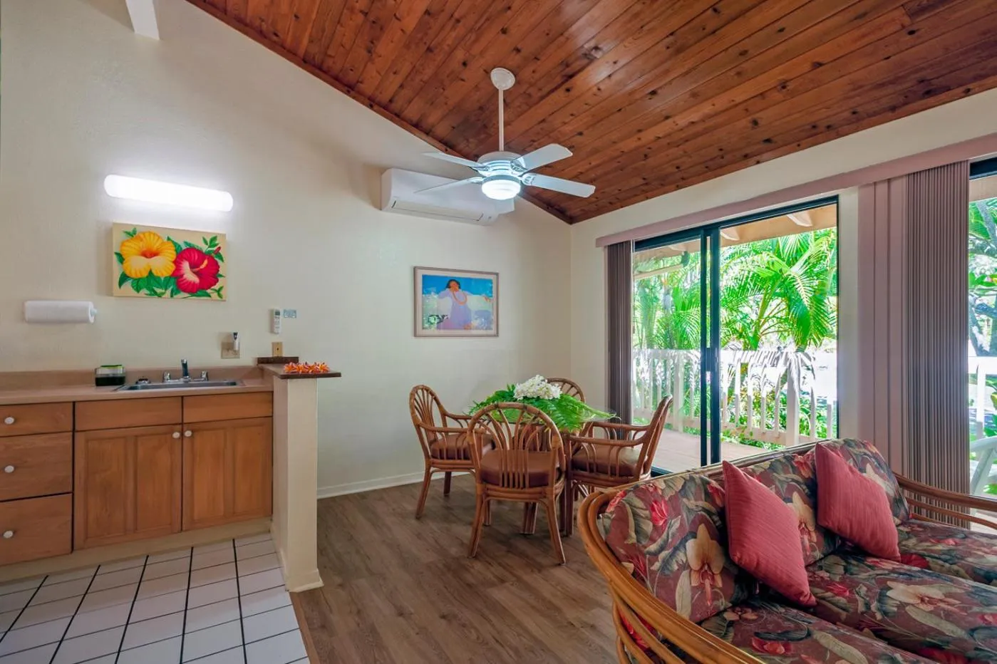 Kitchen or kitchenette in Poipu Plantation Vacation Rentals