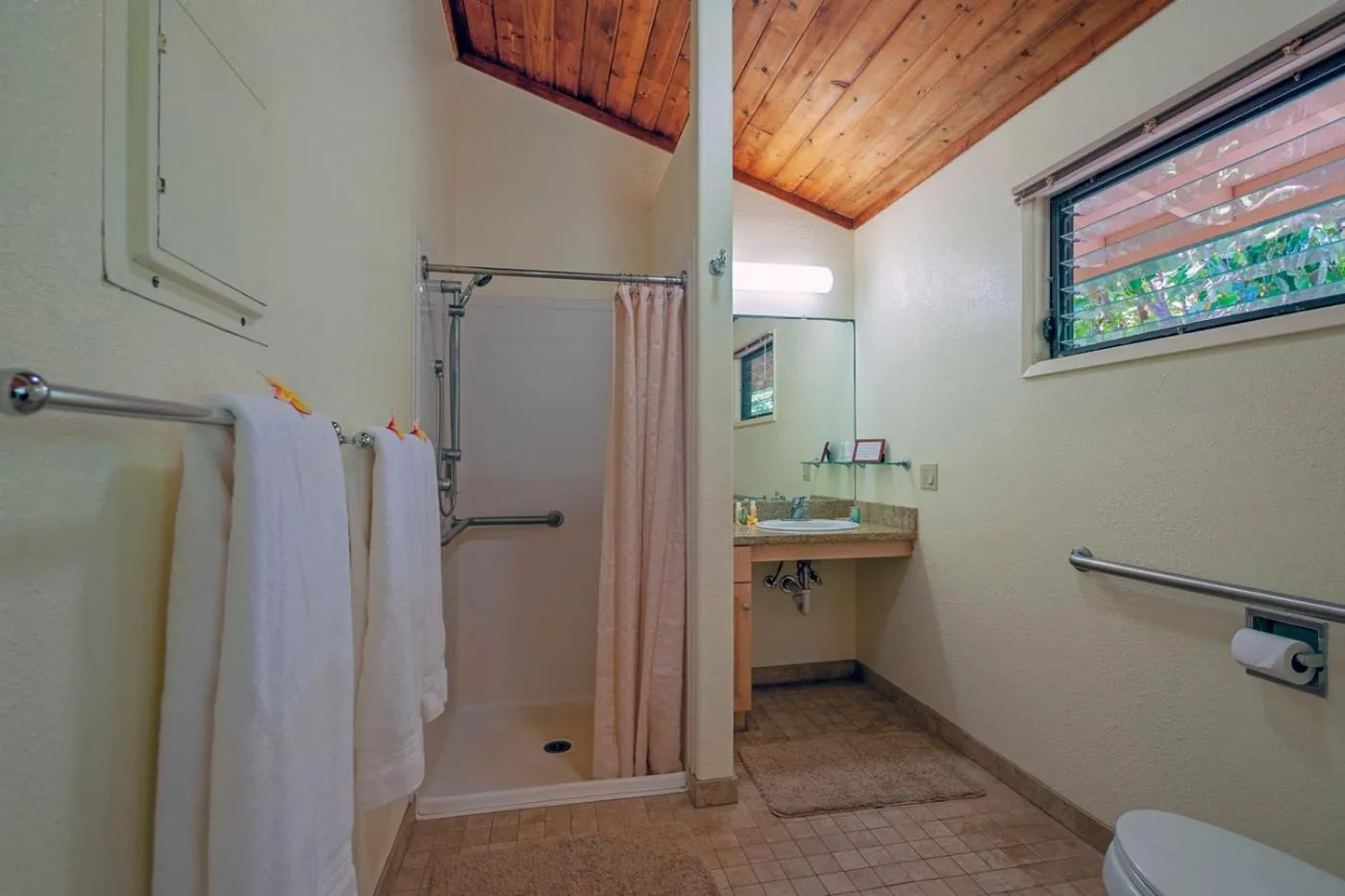 Shower in Poipu Plantation Vacation Rentals