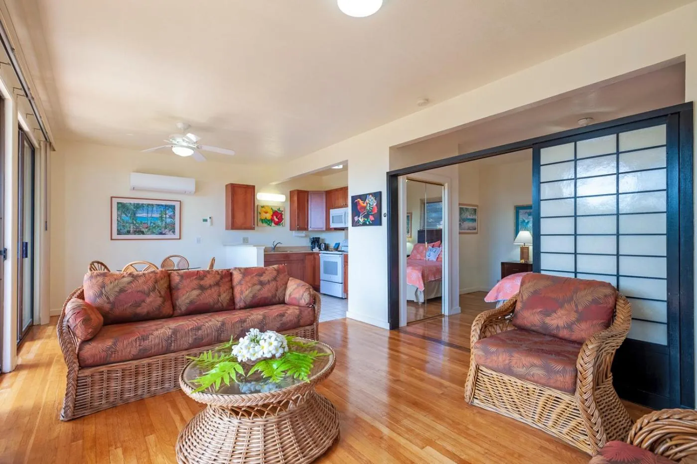 Kitchen or kitchenette in Poipu Plantation Vacation Rentals