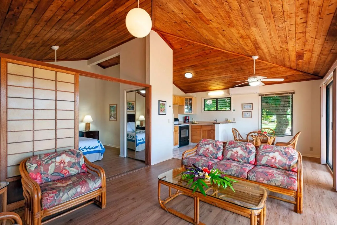 Kitchen or kitchenette in Poipu Plantation Vacation Rentals