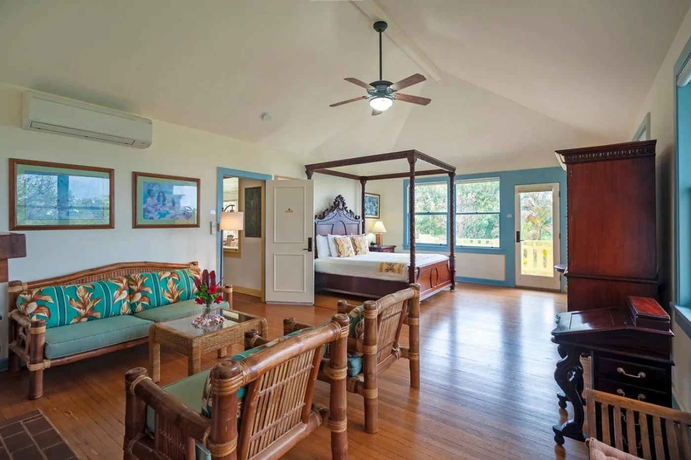 Bed in Poipu Plantation Vacation Rentals