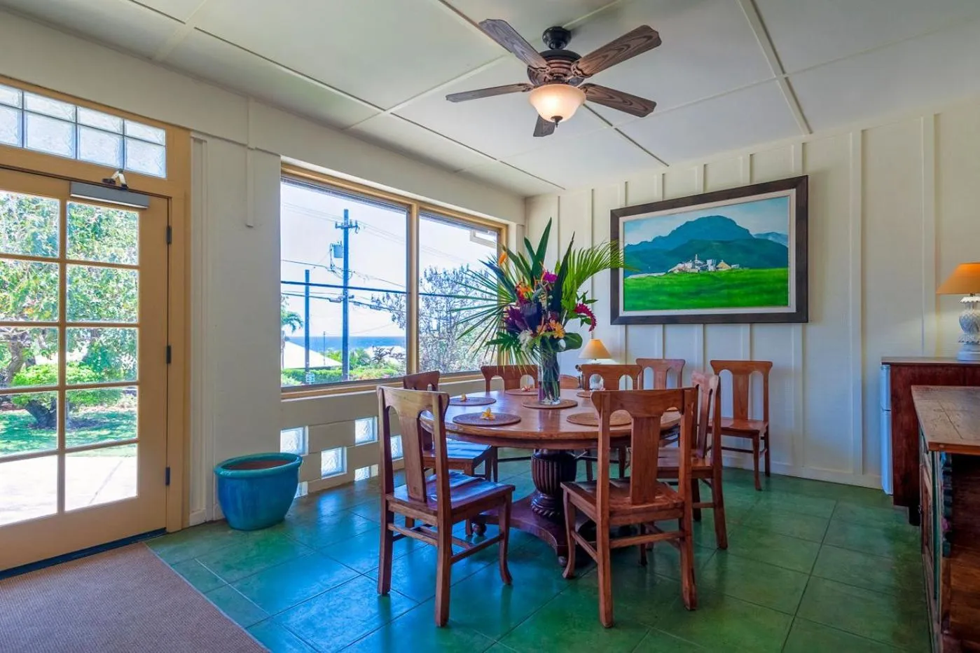 Dining area in Poipu Plantation Vacation Rentals