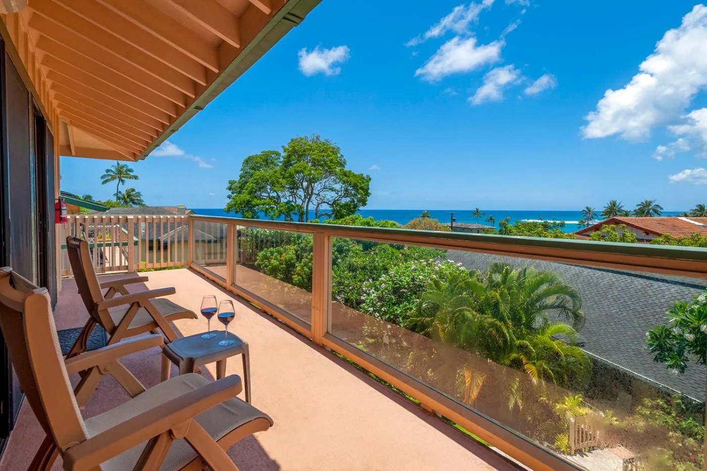 Patio in Poipu Plantation Vacation Rentals