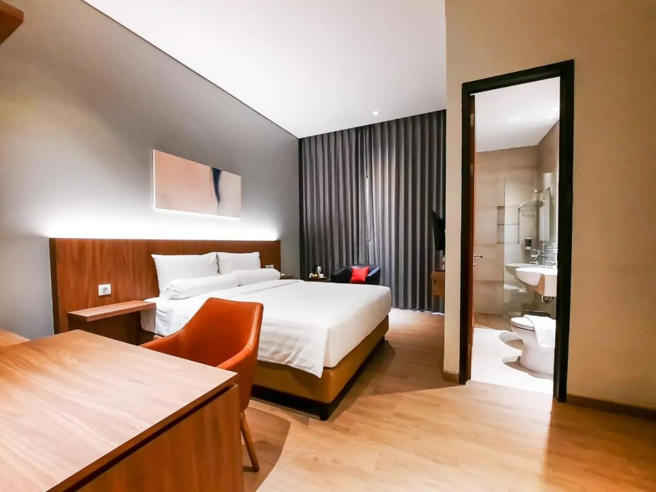 Bed in Votel Krakatau Boutique Hotel Semarang