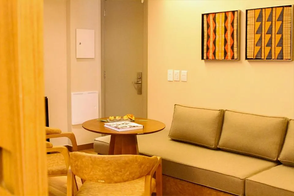 Living room in Hot Beach Raízes