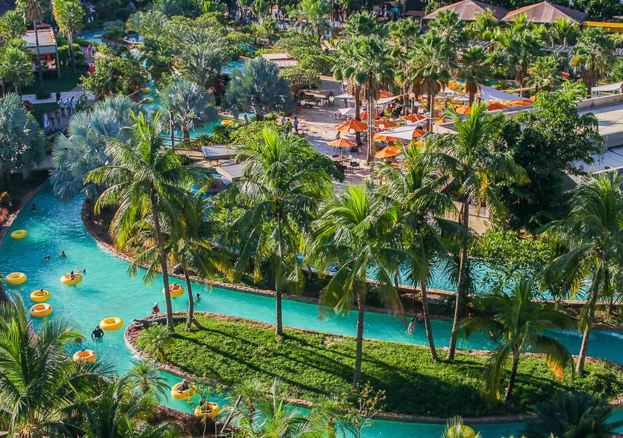 Aqua park in Hot Beach Raízes