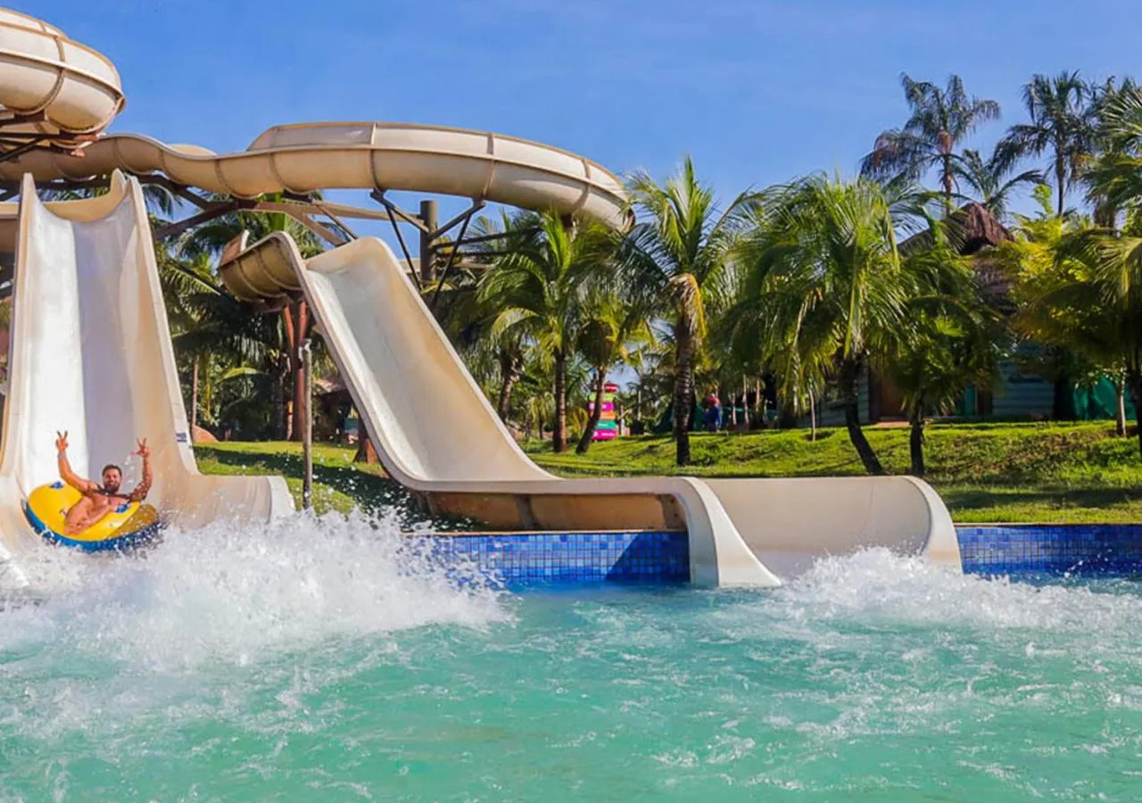 Aqua park in Hot Beach Raízes