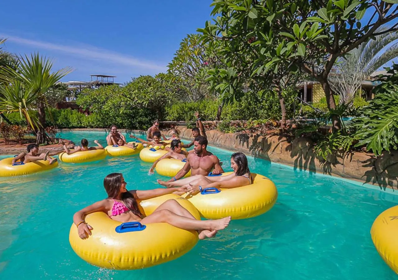 Aqua park in Hot Beach Raízes