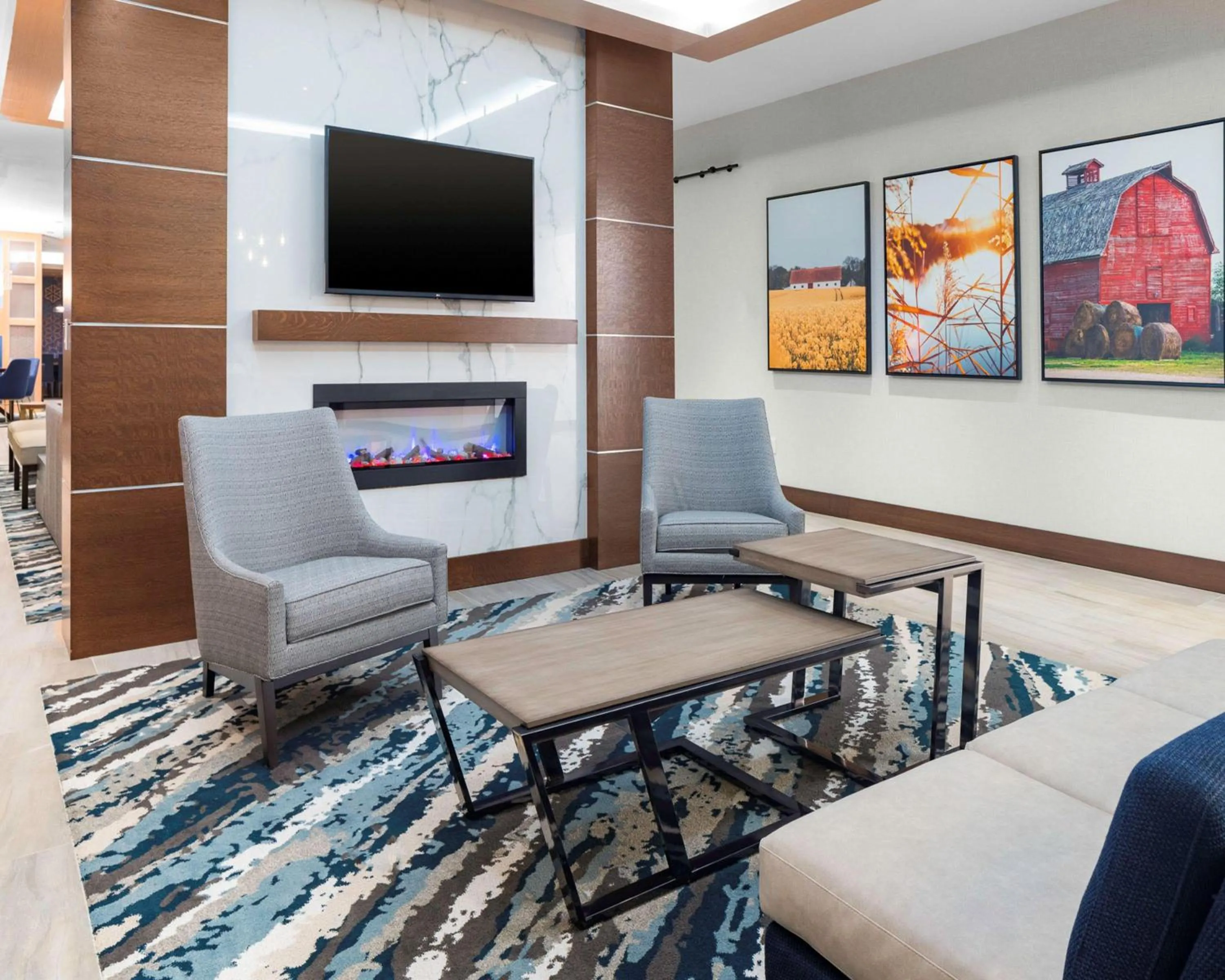 Lobby or reception in Hyatt House Allentown-Lehigh Valley