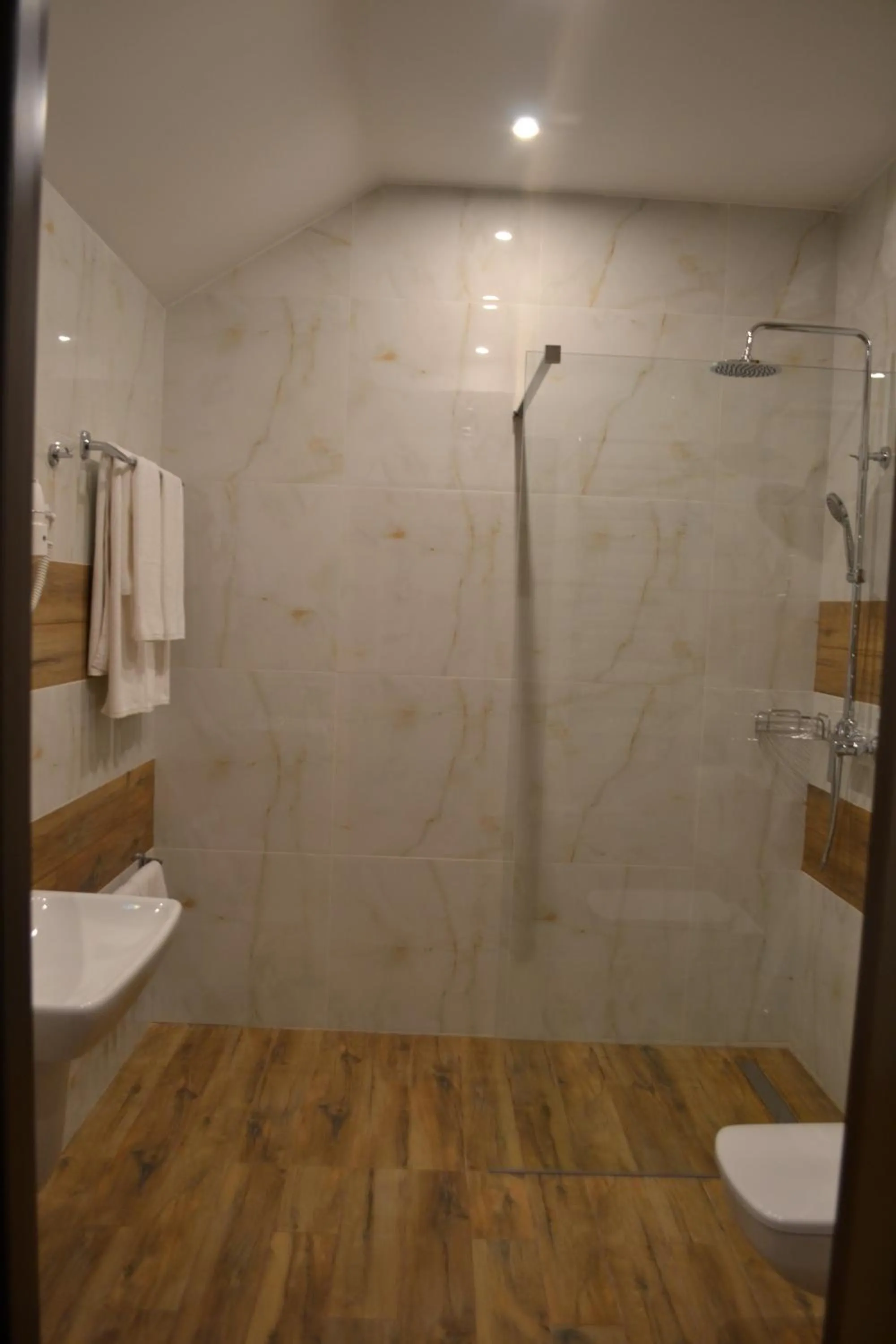 Shower in Optima Collection Bergshloss Rivne