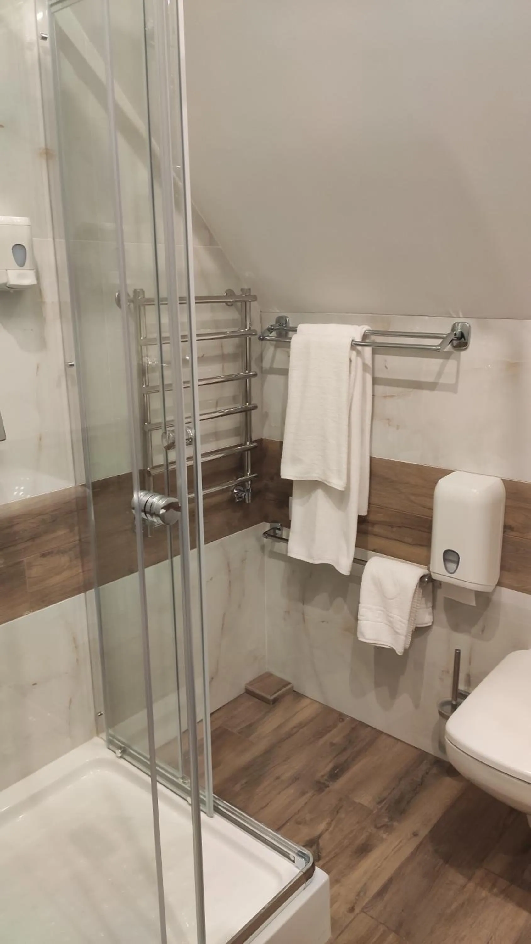 Shower in Optima Collection Bergshloss Rivne