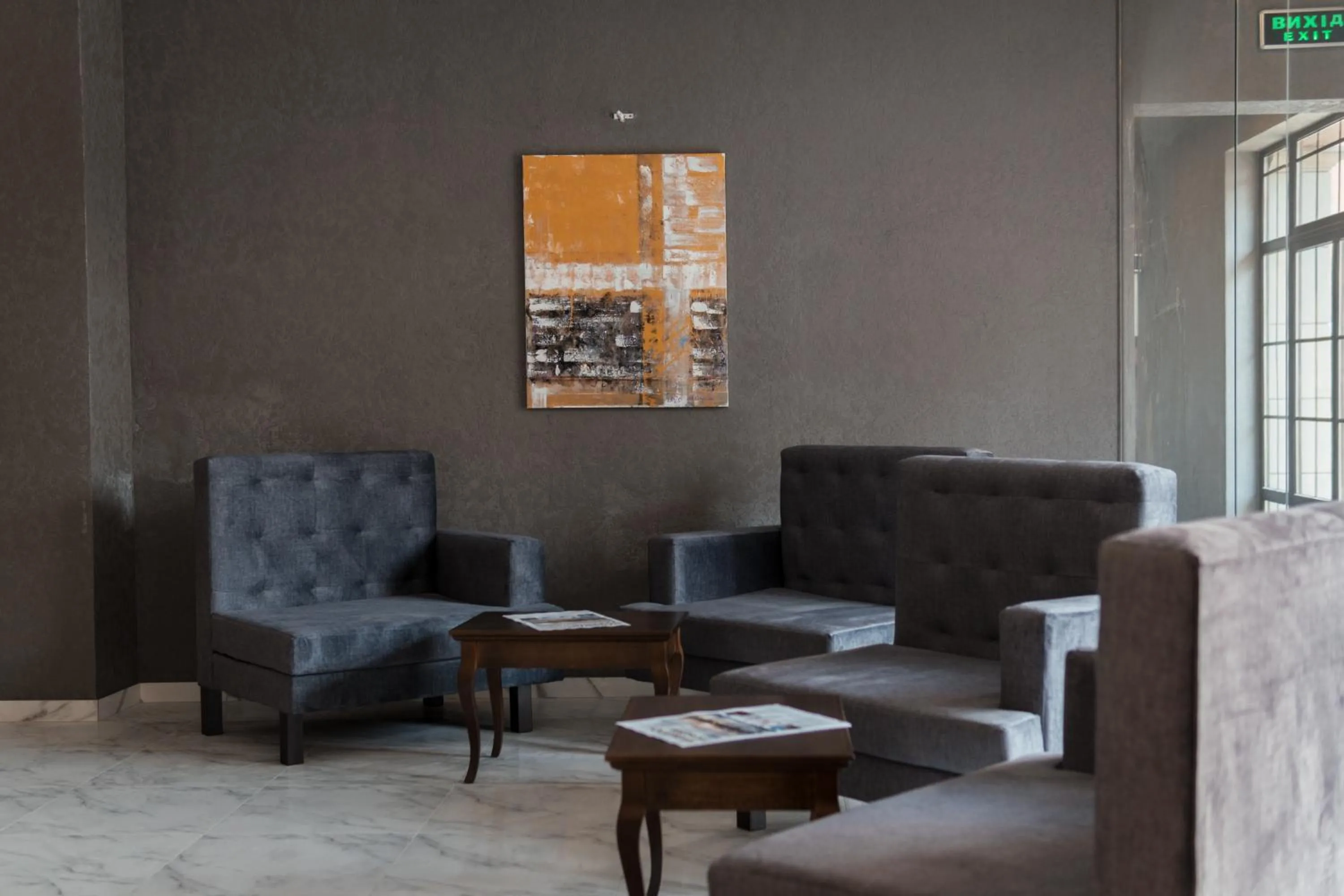 Lobby or reception in Optima Collection Bergshloss Rivne